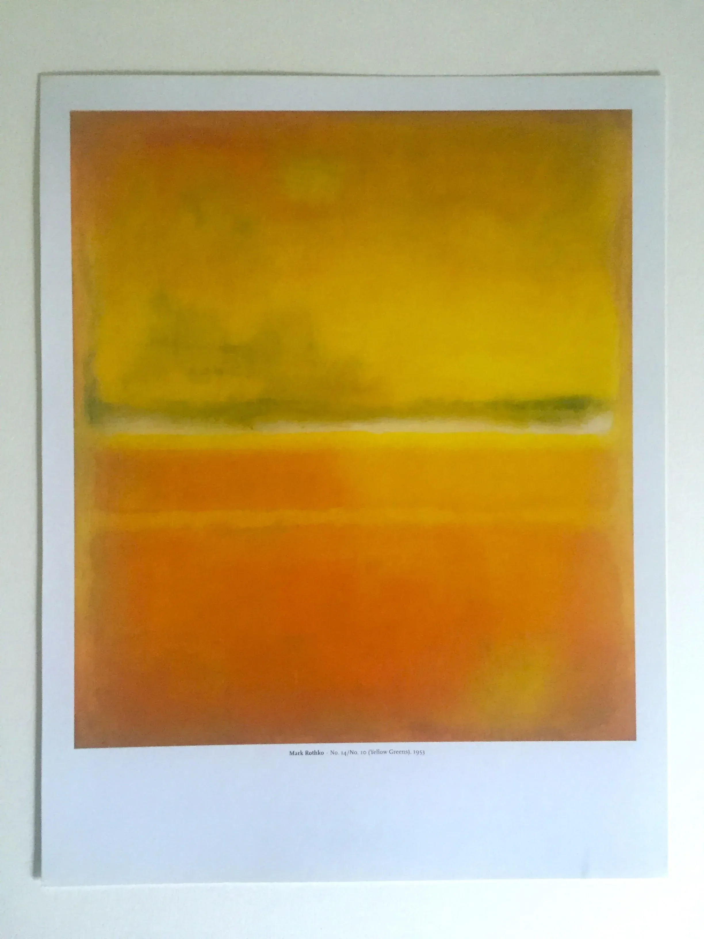 Mark Rothko Lithograph Print Abstract Expressionist Poster