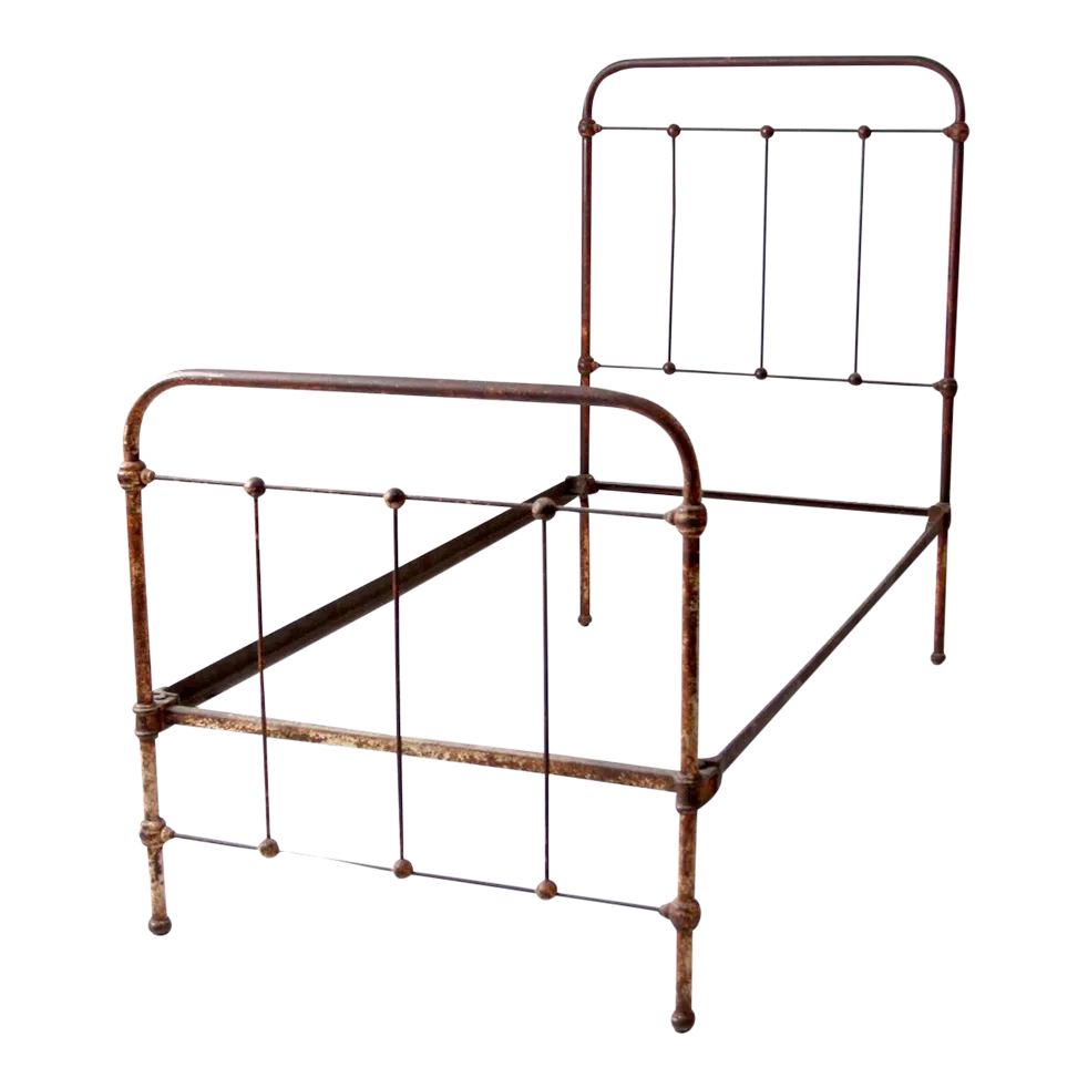 Antique Iron Bed Chairish