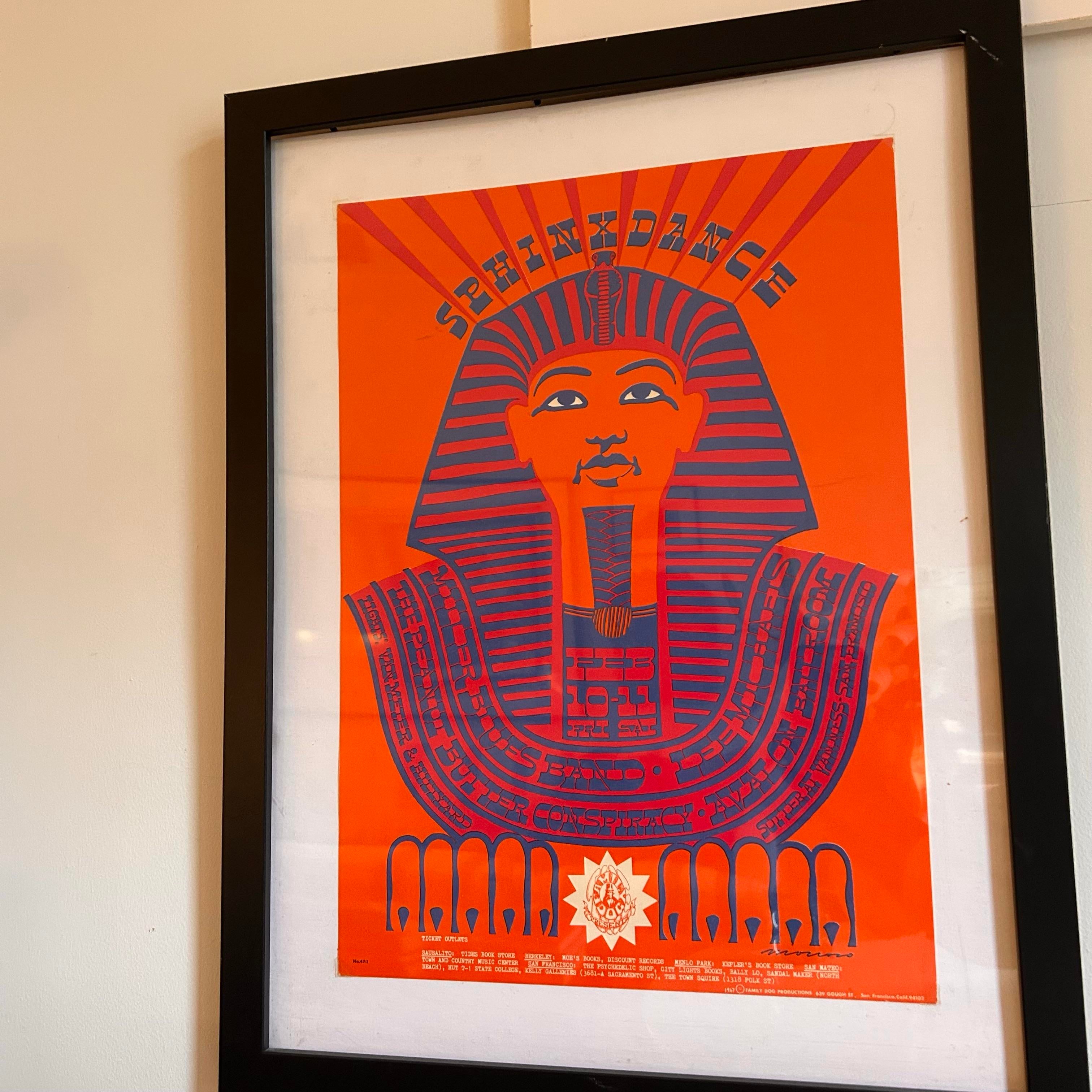 1967 familydog Victor Moscoso ビンテージ ポスター Victor Moscoso Concert Poster Group (Family Dog/Neon Rose