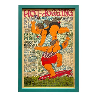 1950 Wood Frame Vintage Poster ポスター john-hitesman-vintage-1963-mid