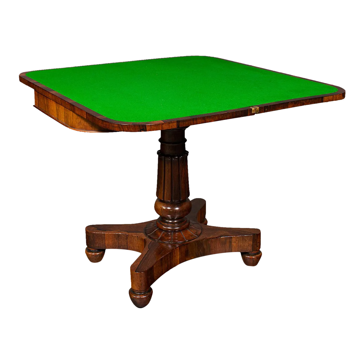 1830s Antique William IV English FoldOver Card Table Chairish