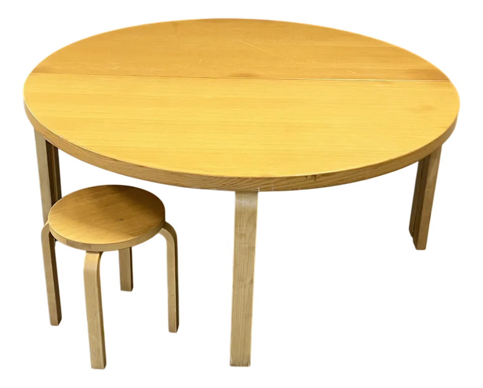 Vintage Dining Table Model 96 by Alvar Aalto for Artek | Chairish