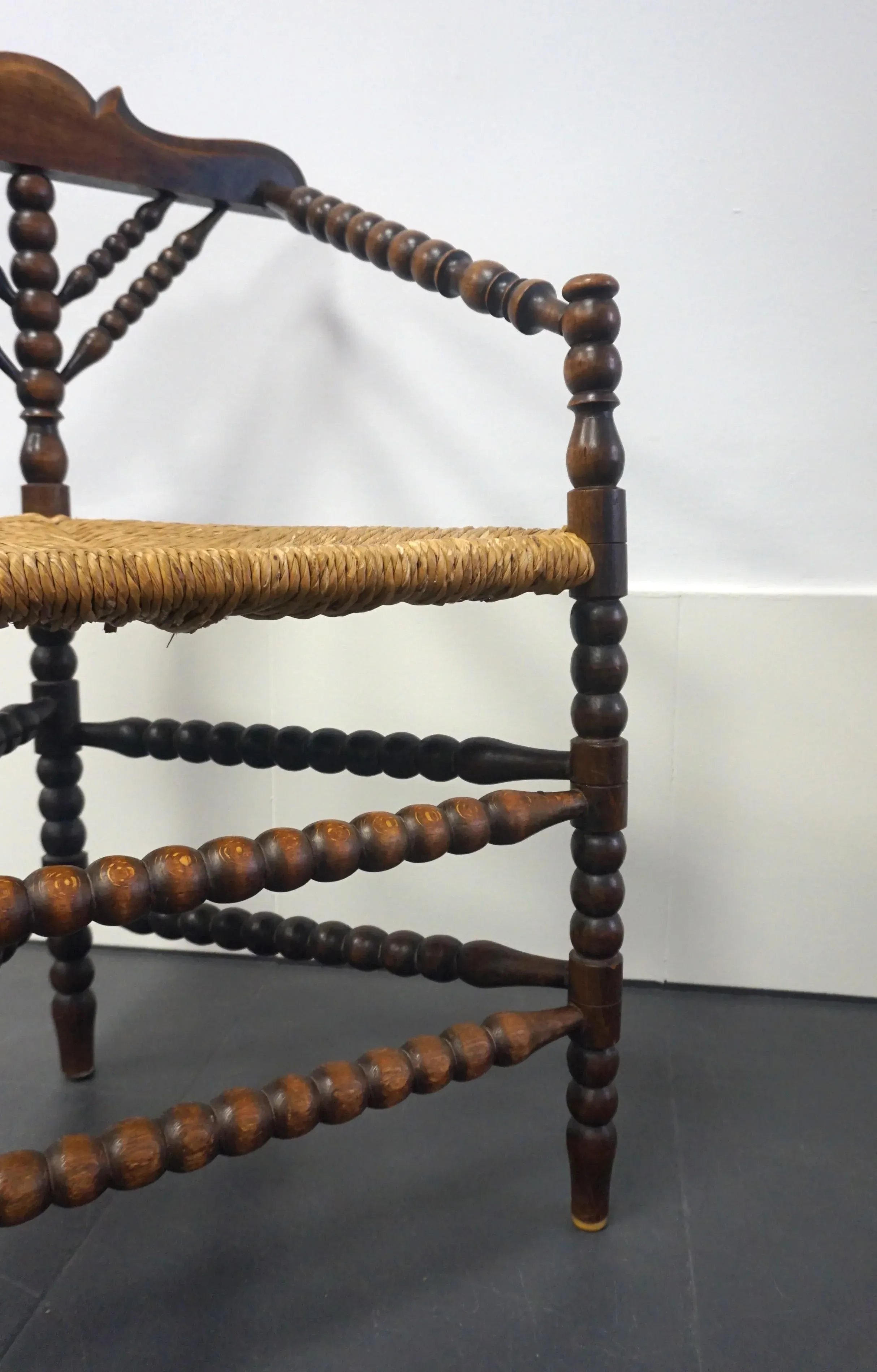 Late 19th-Century Dutch Weaving Chair