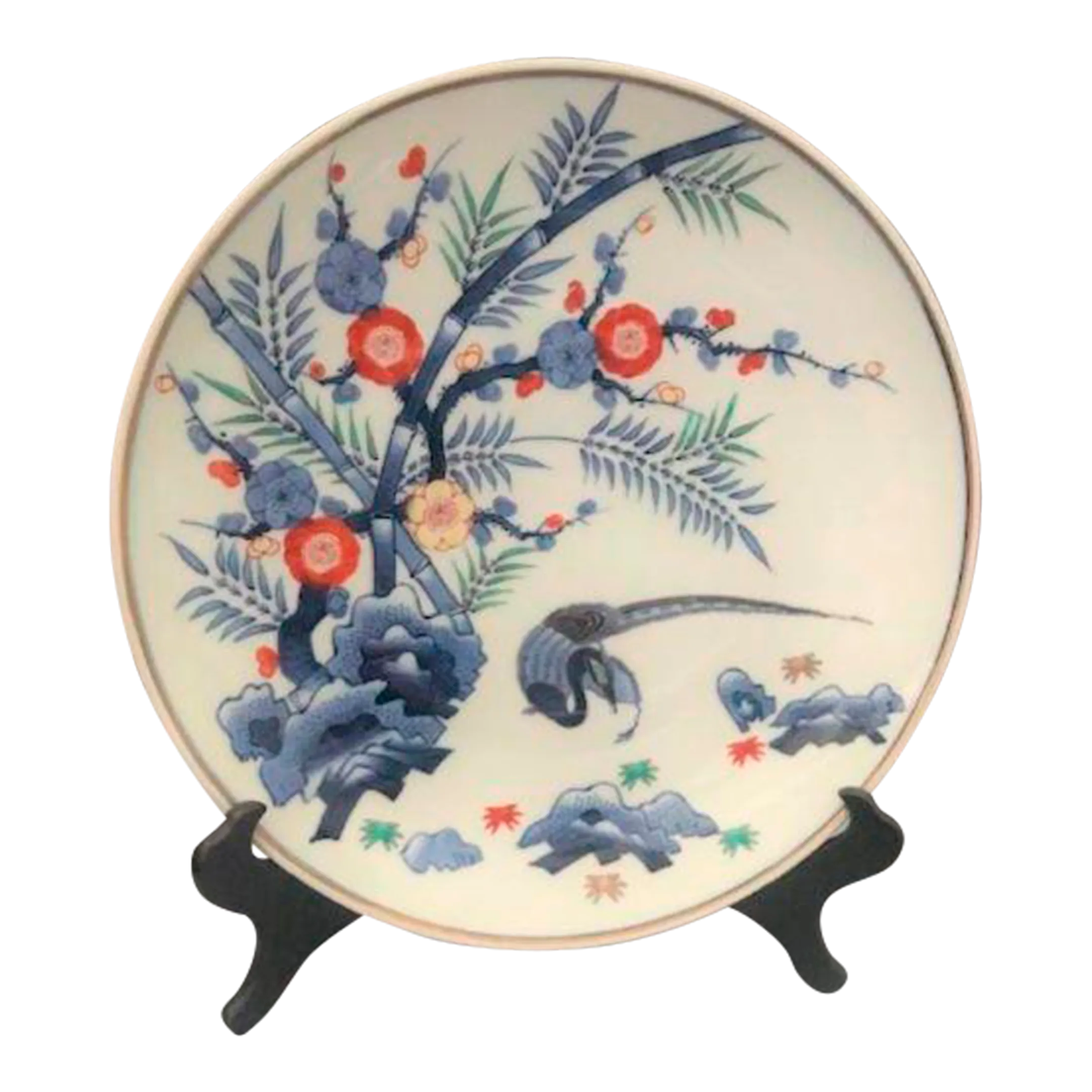Vintage Japanese Porcelain Charger Plate