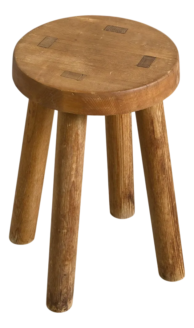 Stool by Charlotte Perriand for Les Arcs, 1960s | Chairish