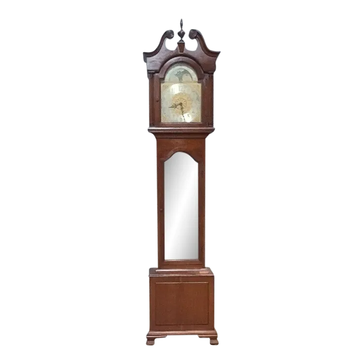 Colonial Chippendale Style Tall Case Clock Grandfather Clock Zeeland