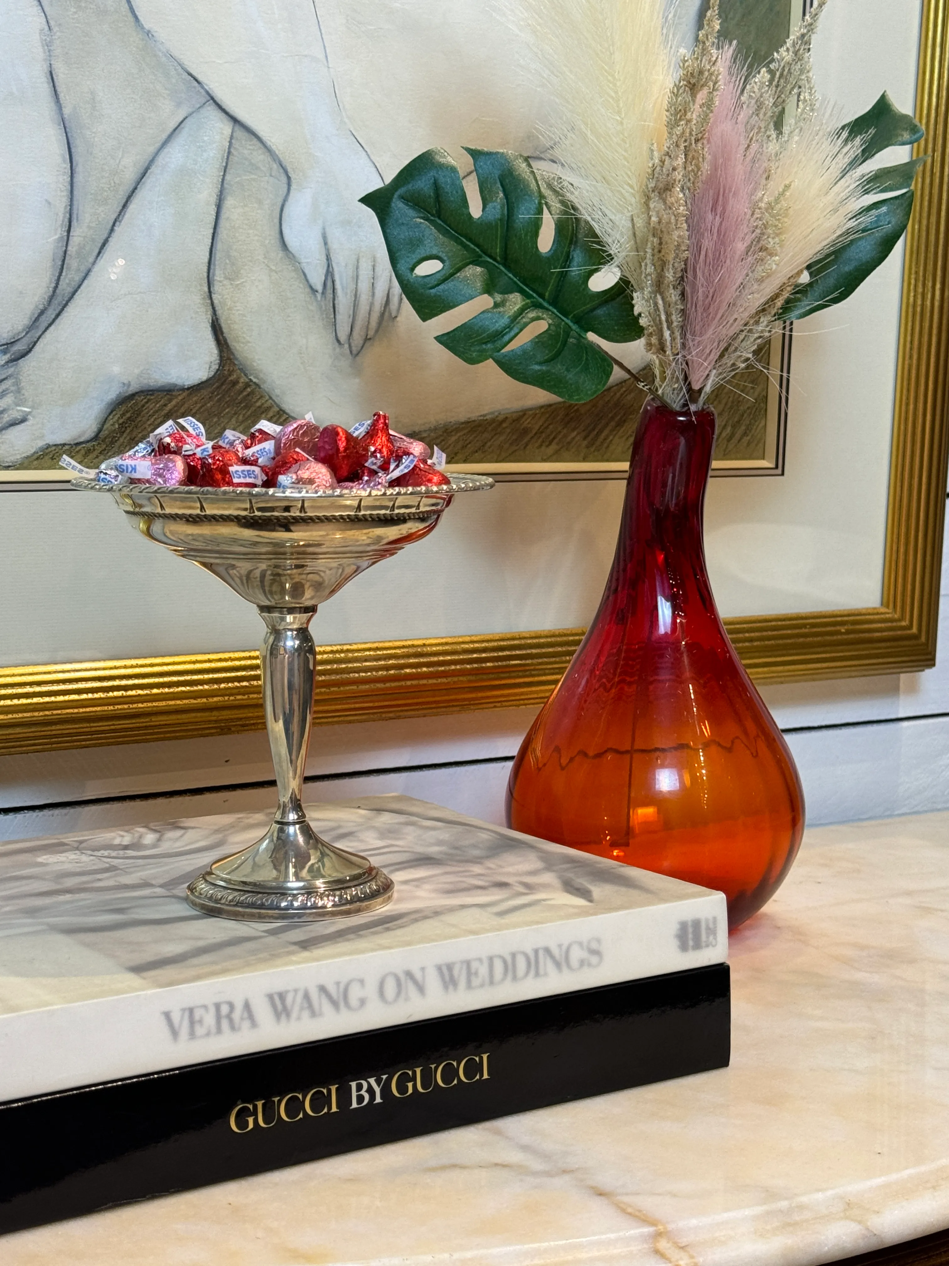 Antique English Silver Plated Pedestal Or Candy Dish EPC