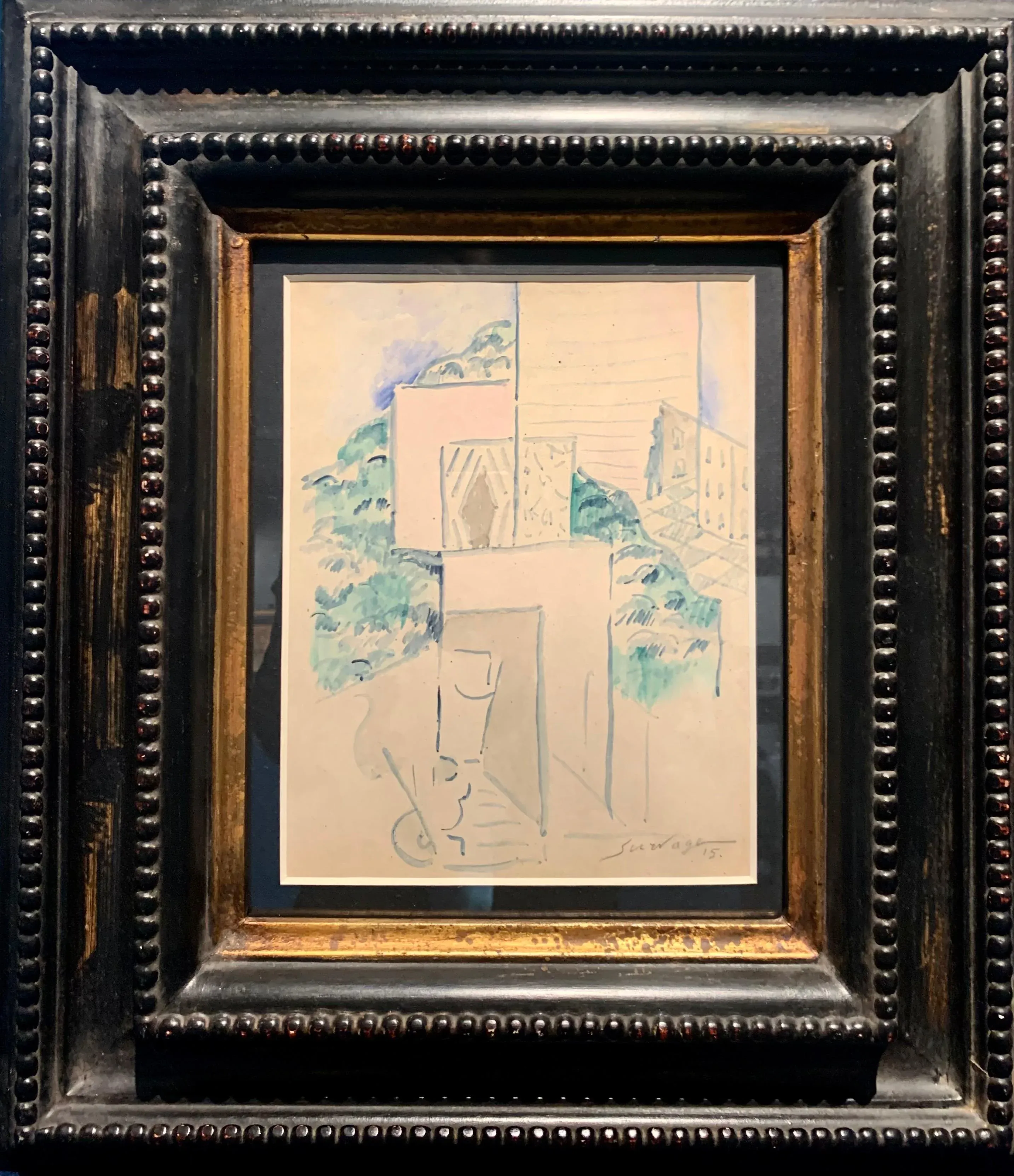 Leopold Survage、【Paysage cubiste】 Leopold Survage、【Paysage cubiste】（▷ Paysage par Léopold