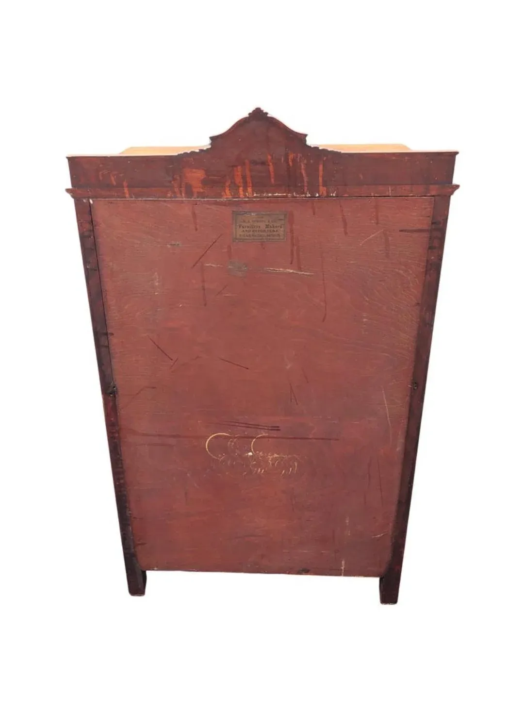 19th Century Robert J. Horner and Co. Solid Carved Mahogany Sheet