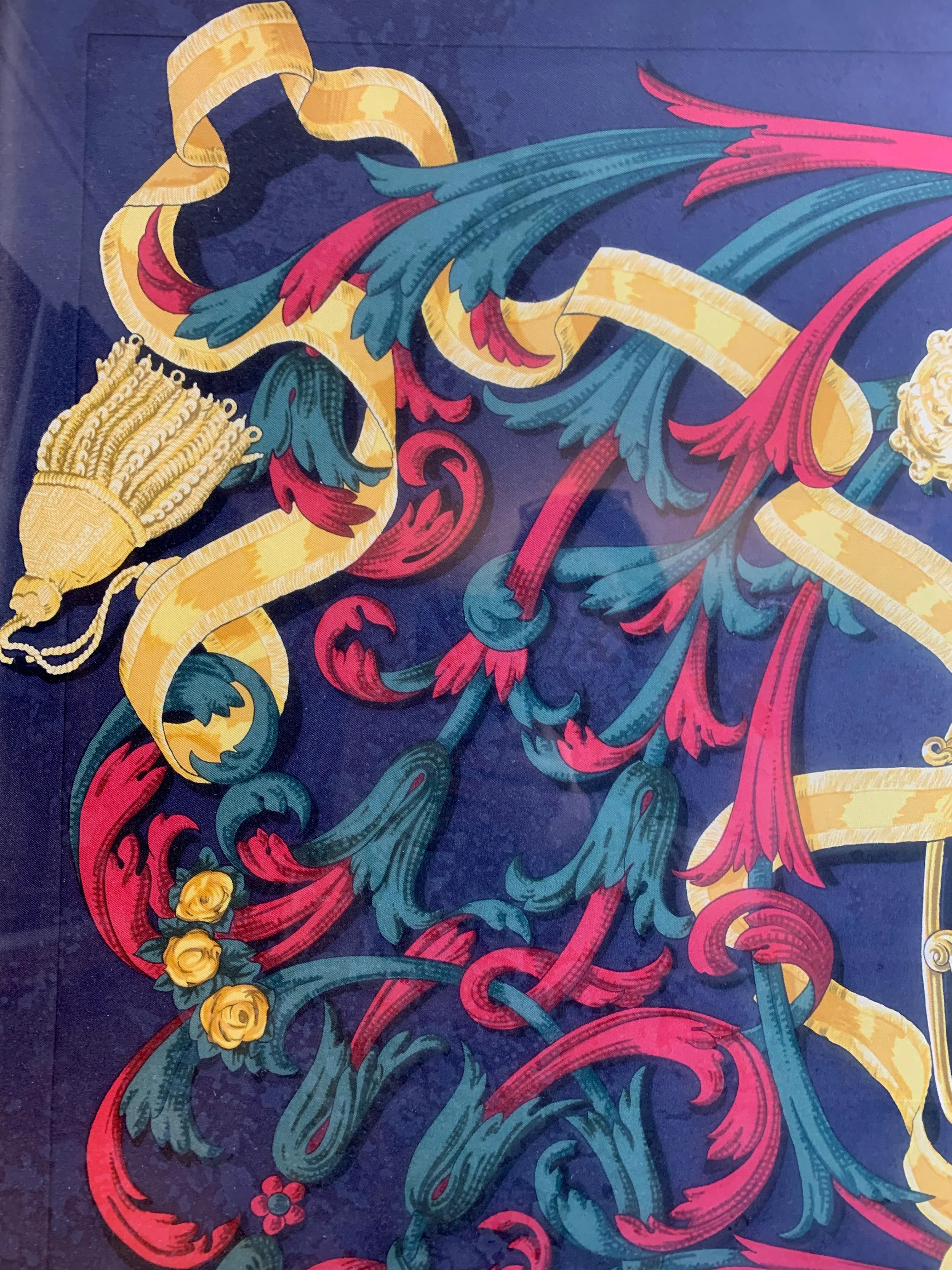 Hermes Framed Scarf 