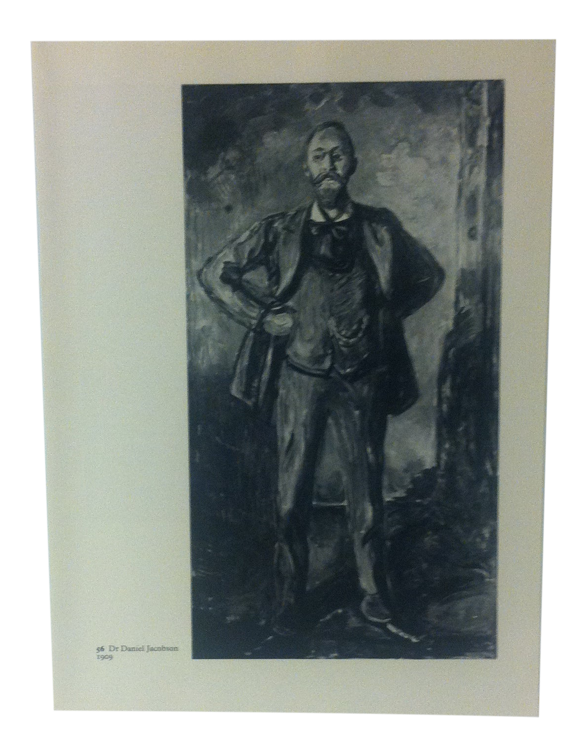 Circa 1970 "Dr. Daniel Jacobson" Print of a Famous Edvard Munch