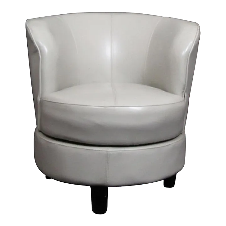 Modern Swivel Club Chair Chairish