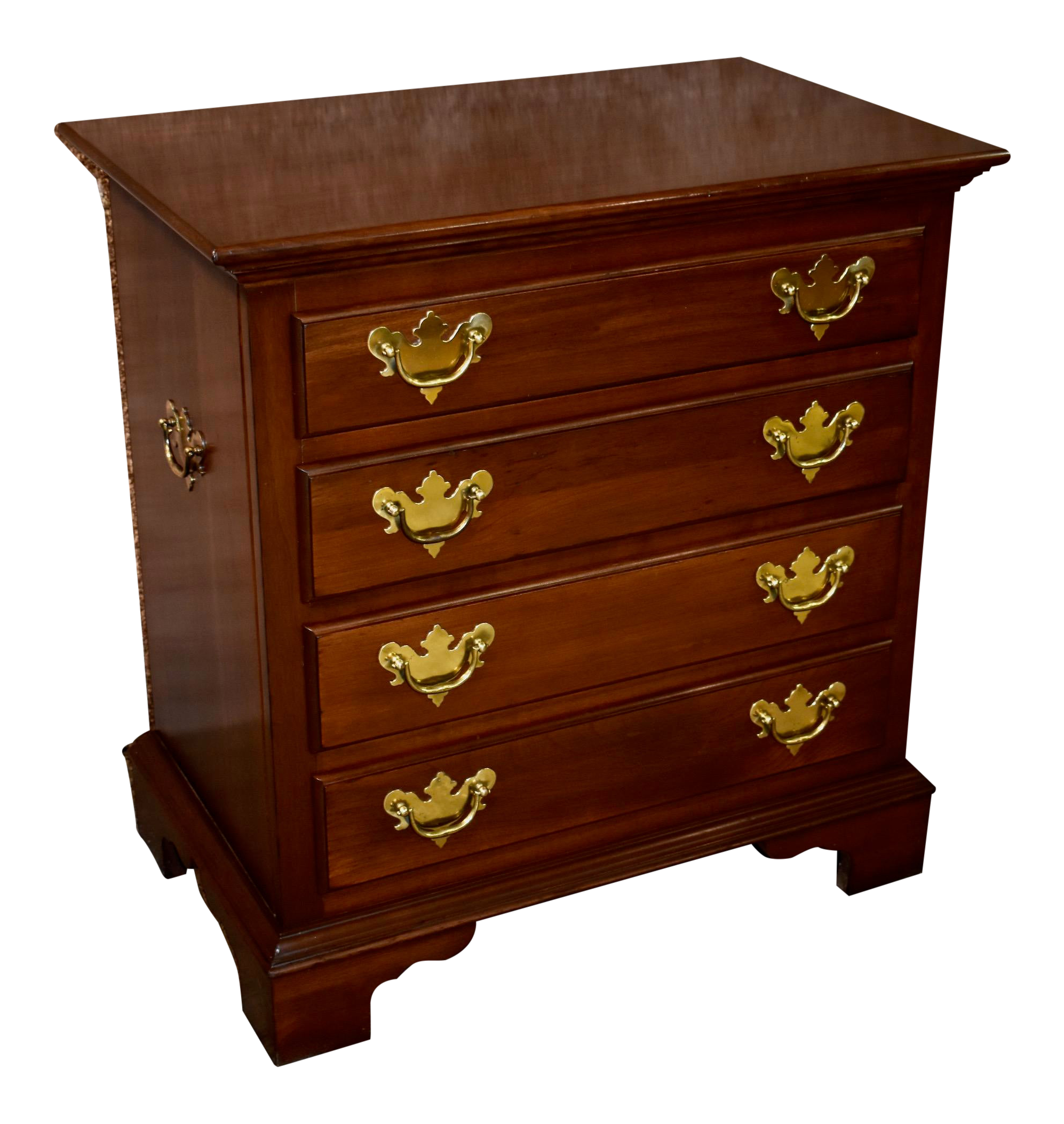 Vintage Hitchcock Traditional Style Solid Cherry Chest Of Drawers