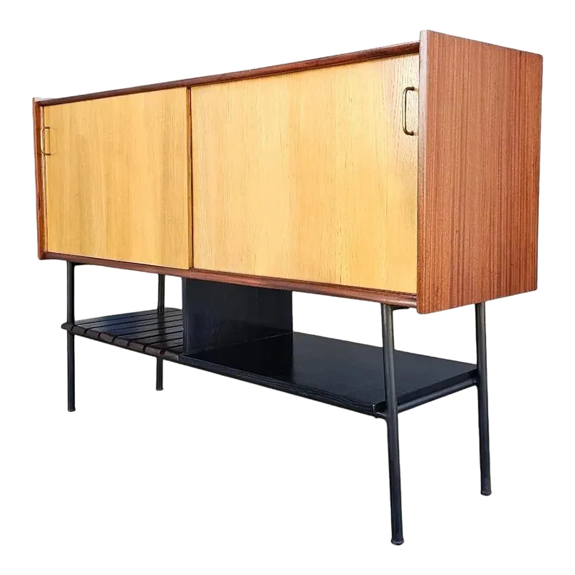 1950s René-Jean Caillette Art Deco Cabinet