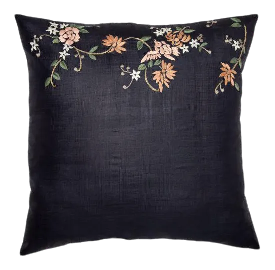 Pearle Black Pillow Case, 20" x 20" Chairish