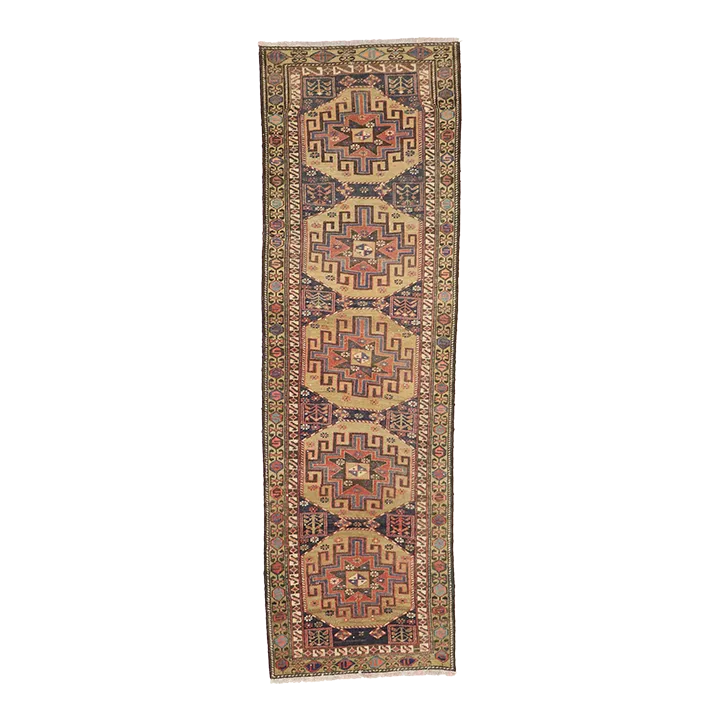 Antique Persian Malayer Rug Runner - 03\'01 X 09\'08