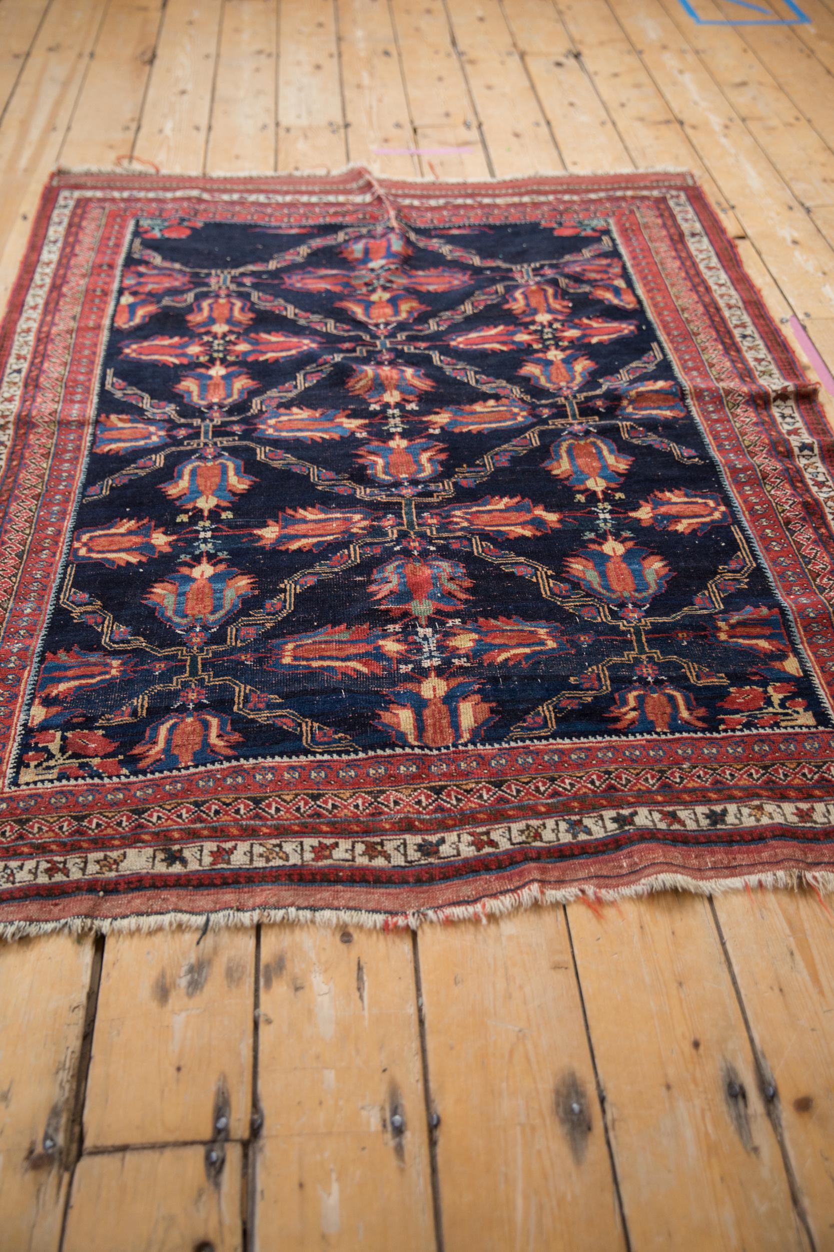 Antique Fine Afshar Rug - 4'1