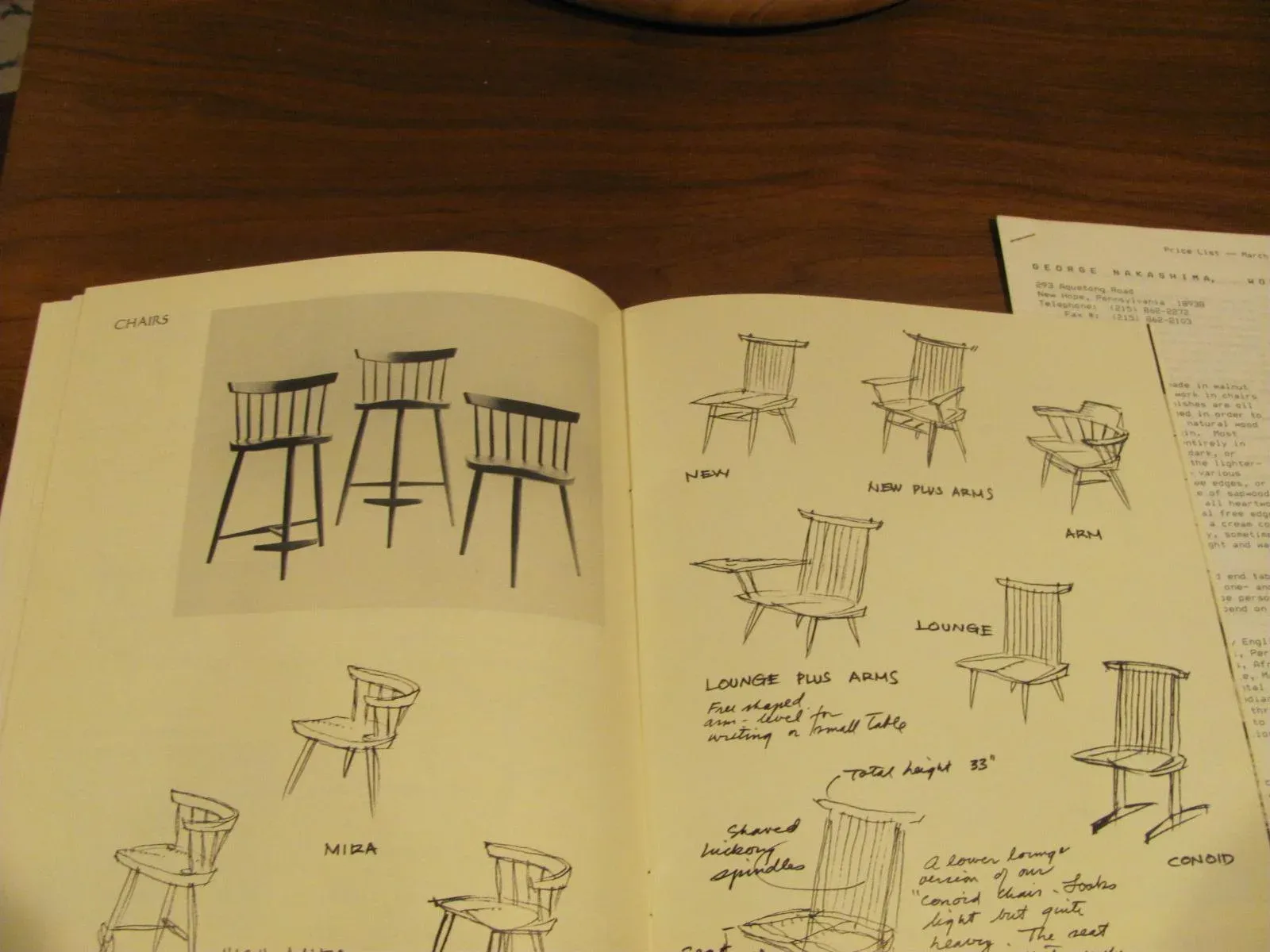 Late 20th Century George Nakashima Woodworker 20 Page