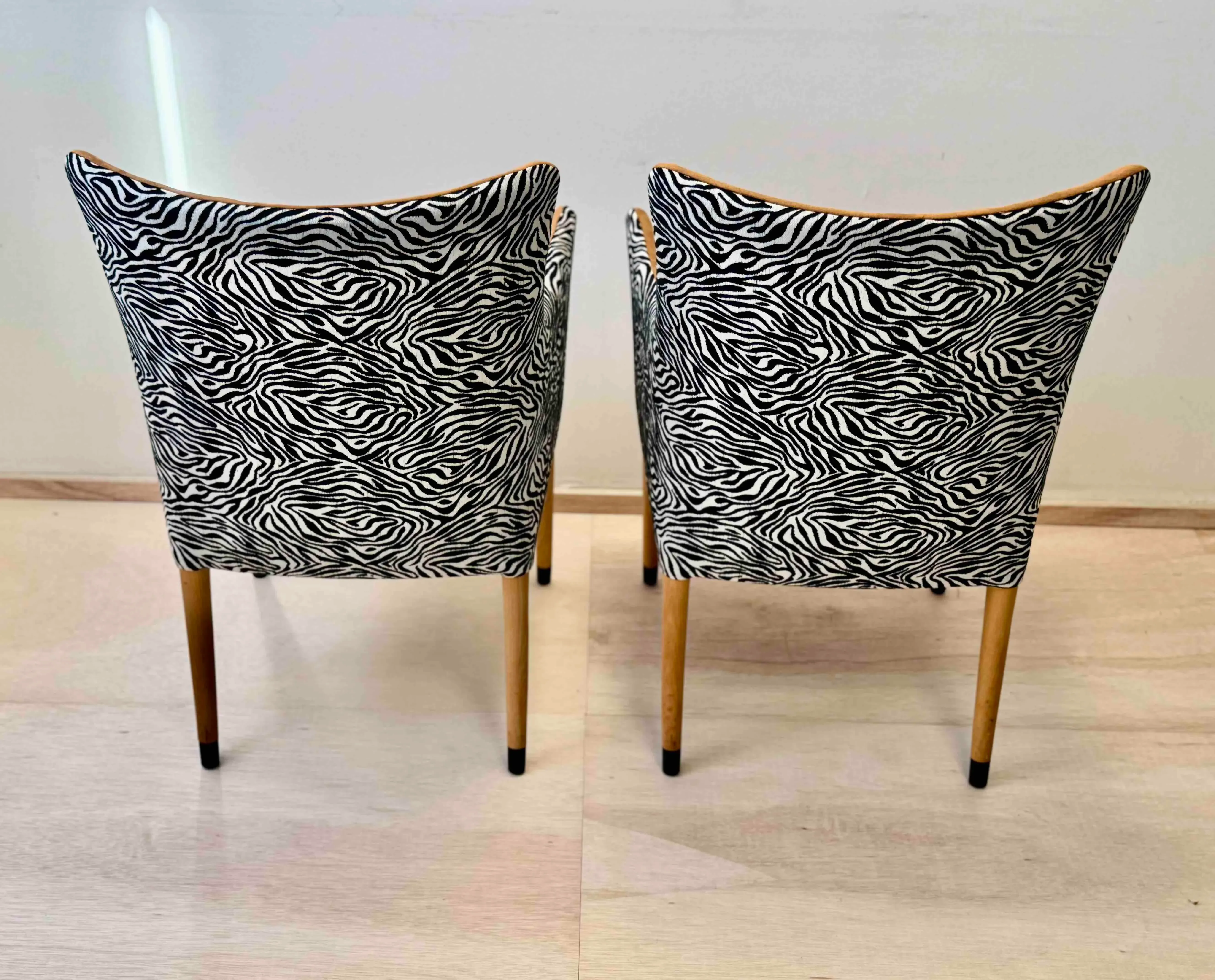 Italian Giorgina Armchairs by Giorgetti, 1980s, Set of 2
