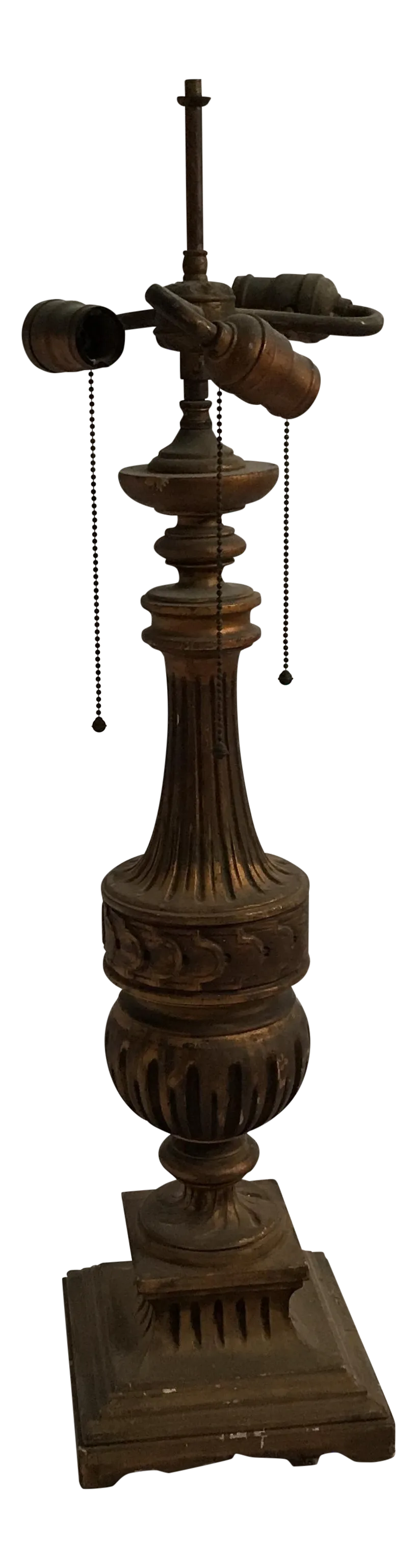 Antique Gold Table Lamp Chairish