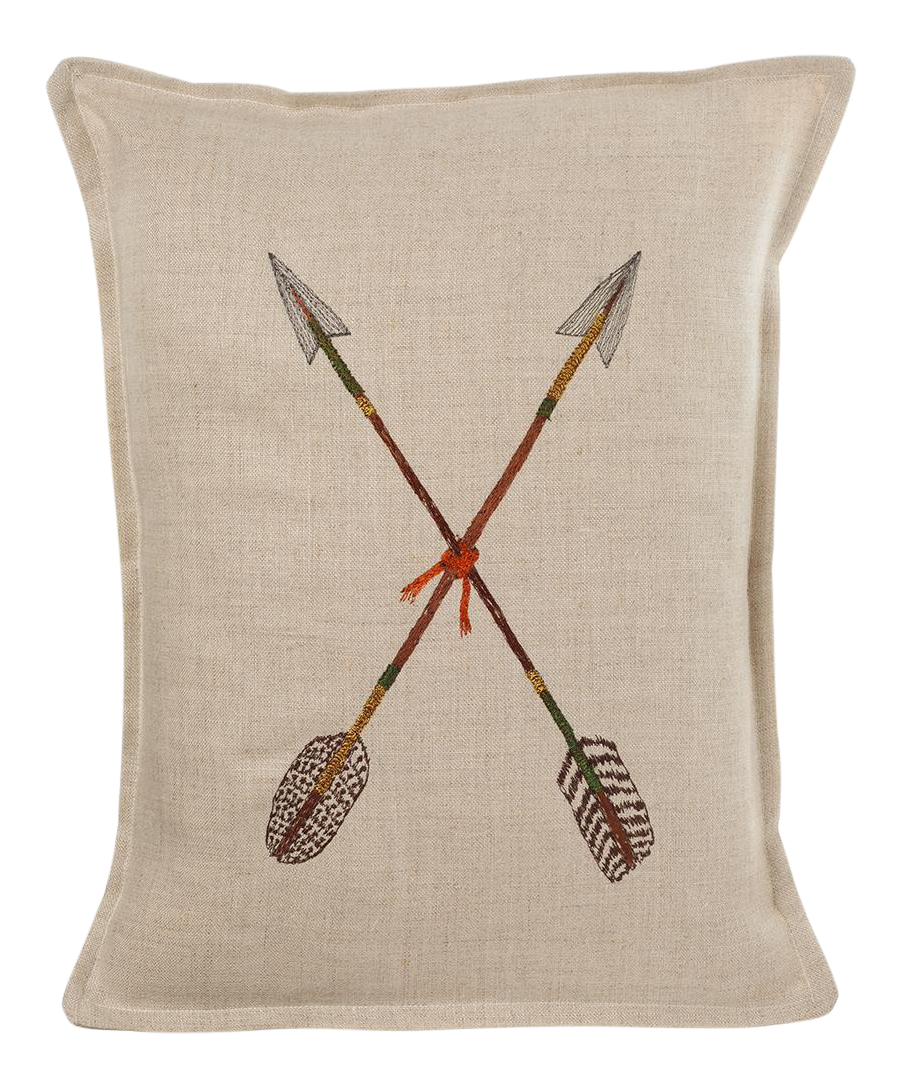 Crossed Arrows Pillow Chairish