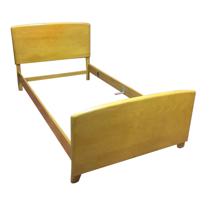 Vintage Twin Size Bed, Heywood Wakefield, Mid Century Modern Chairish
