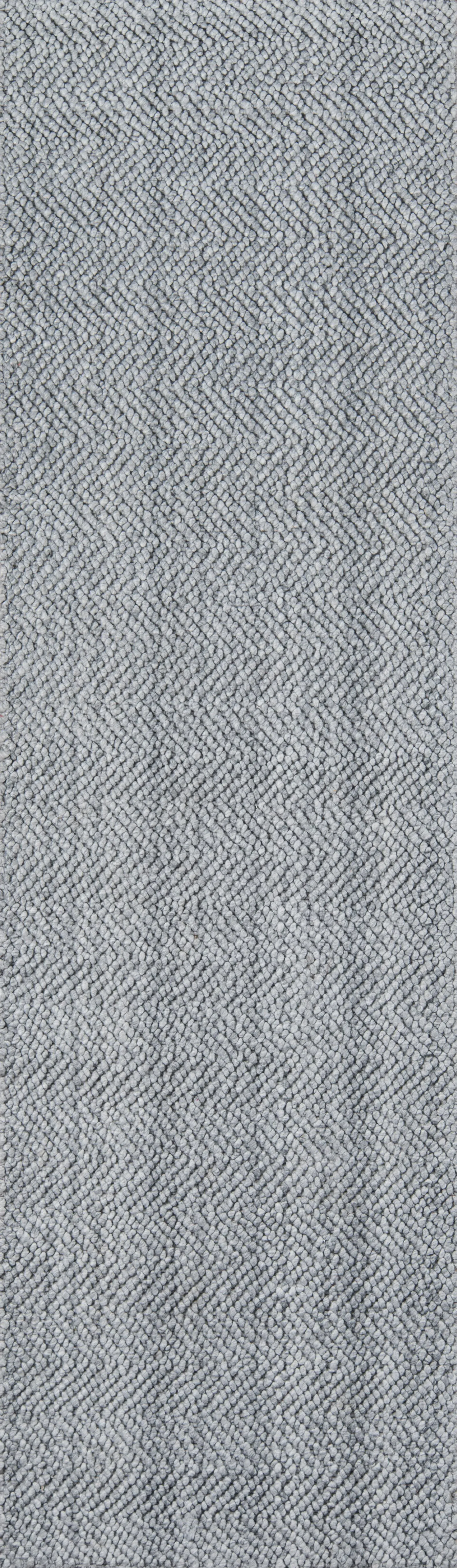 Erin Gates by Momeni Ledgebrook Washington Grey Runner Hand Woven Area