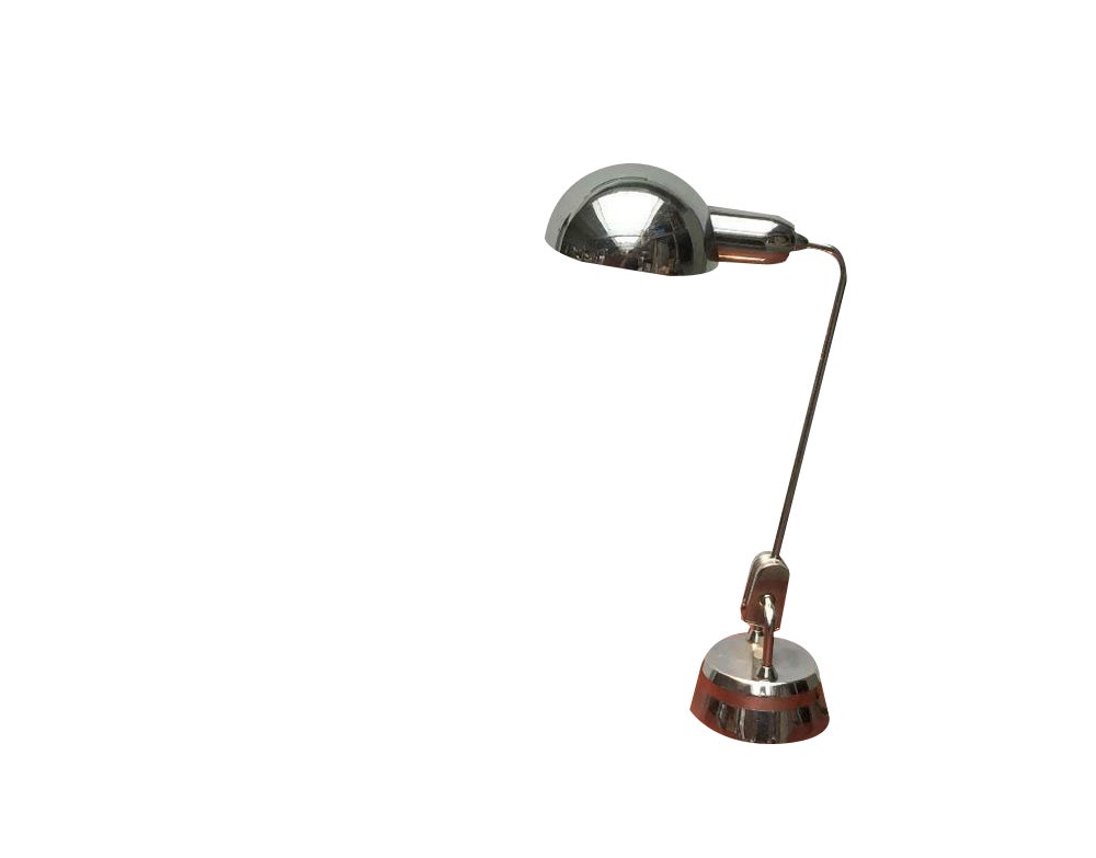 Mid-Century French Type 600 Table Lamp by Charlotte Perriand for 