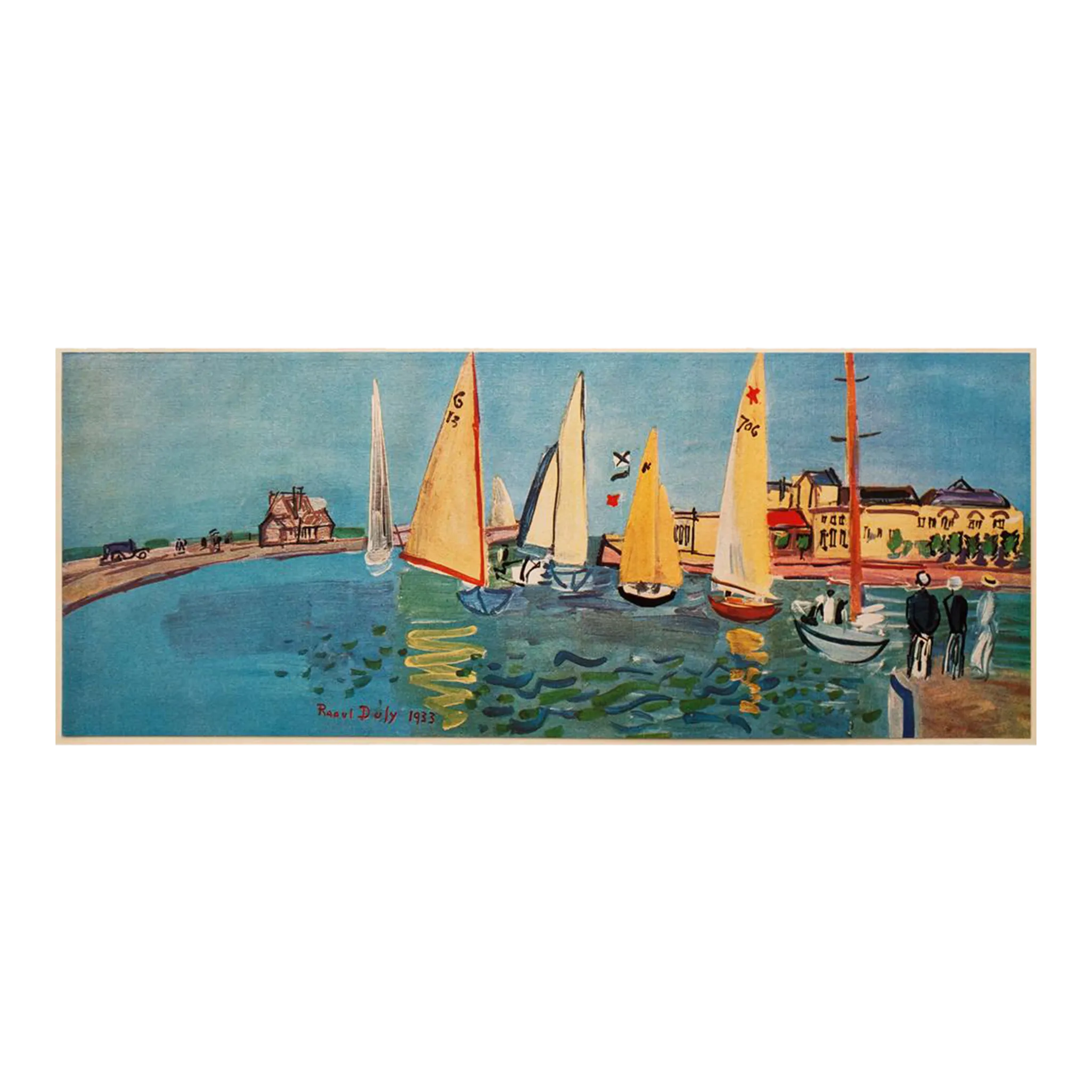 Dufy、Port at Deauville、希少画集画、新品額付 Dufy、Port at Deauville、希少画集画、新品額付 - メルカリ