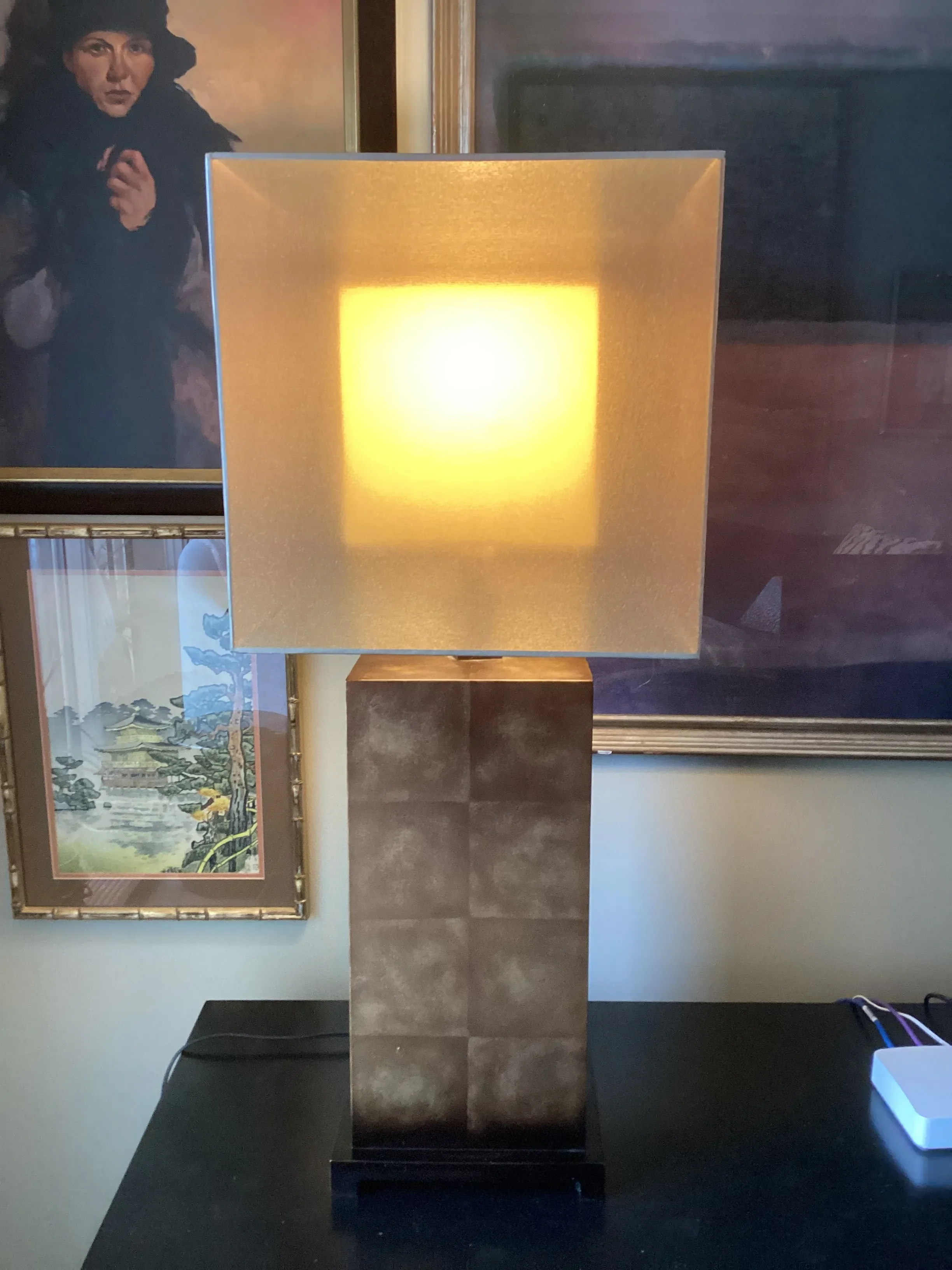 Tall Asian Table Lamps 1980s Fine Arts Lamps Asian Modern Tall Table Lamp  With Dual, image size:2448x3264