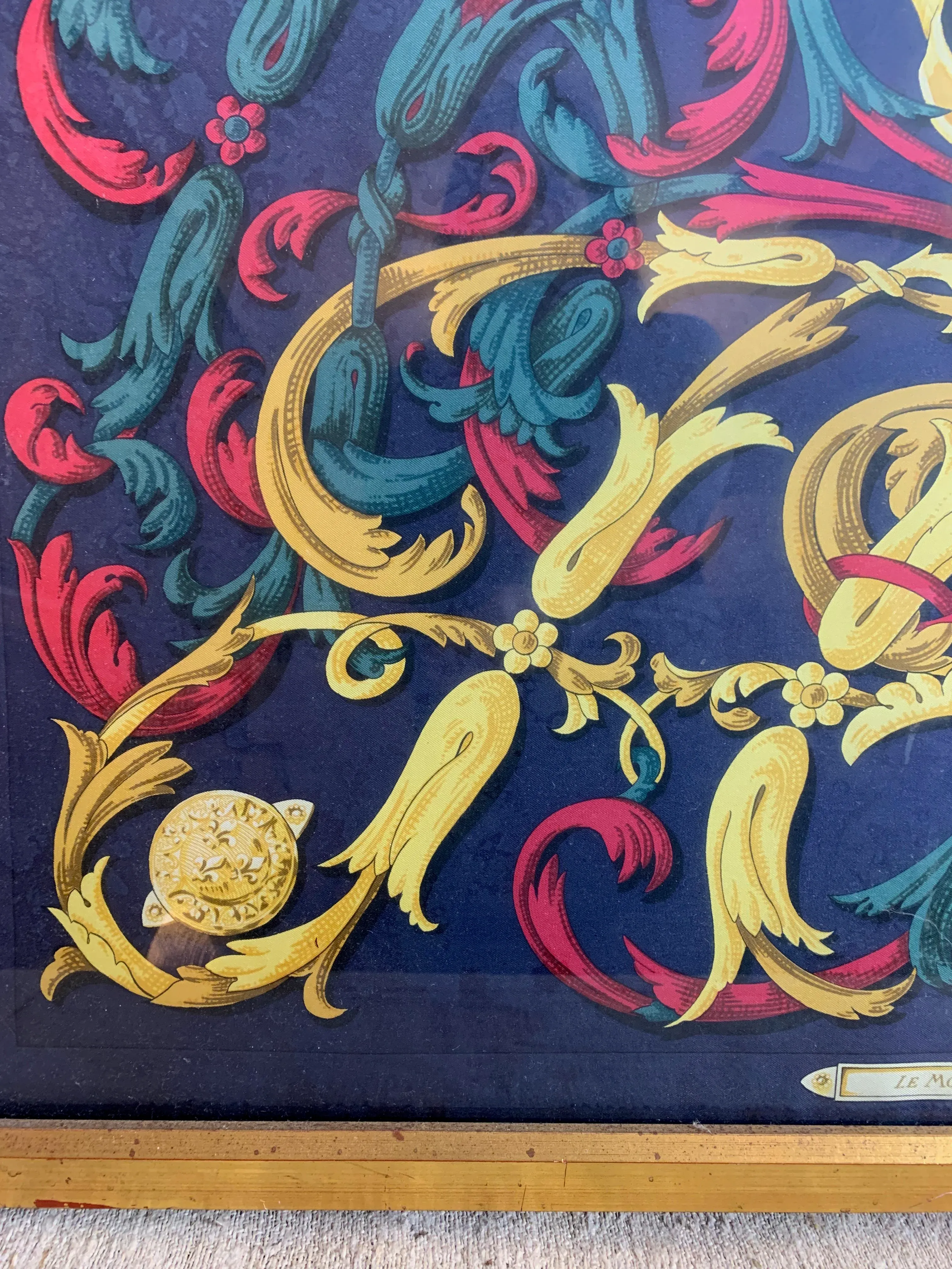 エルメス(HERMES) Le Mors A La Conetable Hermès Le Mors a La Conetable Framed Scarf | Maison George