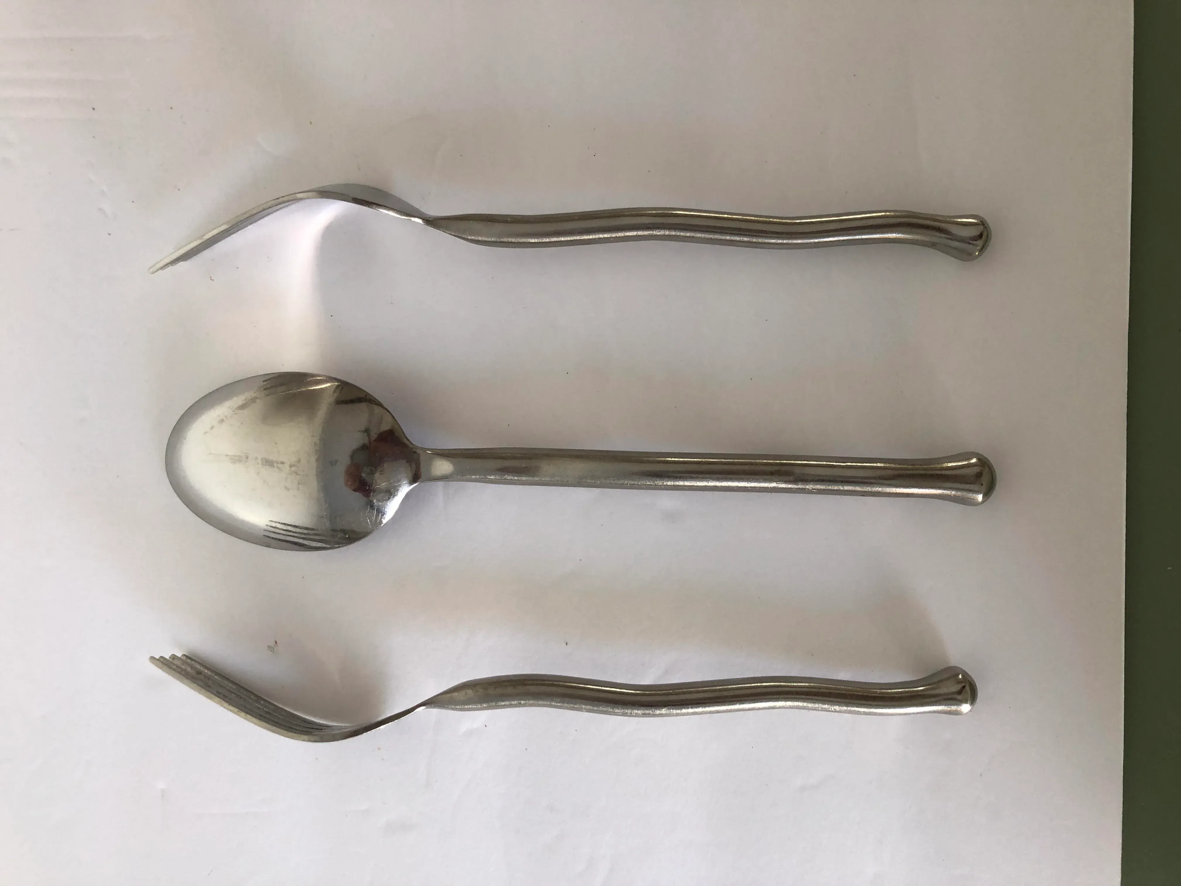 Gourmet Settings Exotique Platinum Stainless Flatware 3 Pieces