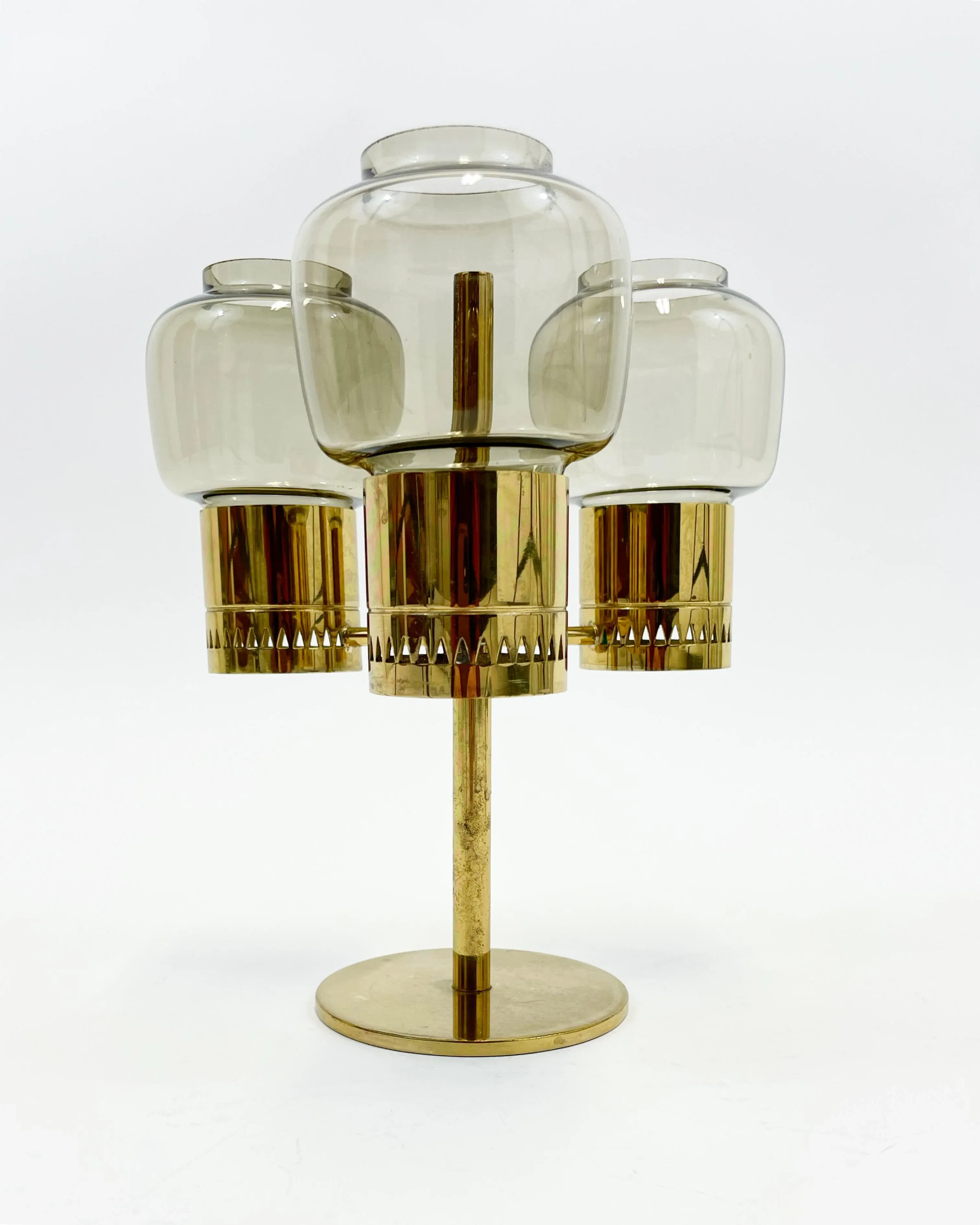 Brass L-67 Candleholder by Hans-Agne Jakobsson, 1960s | Chairish