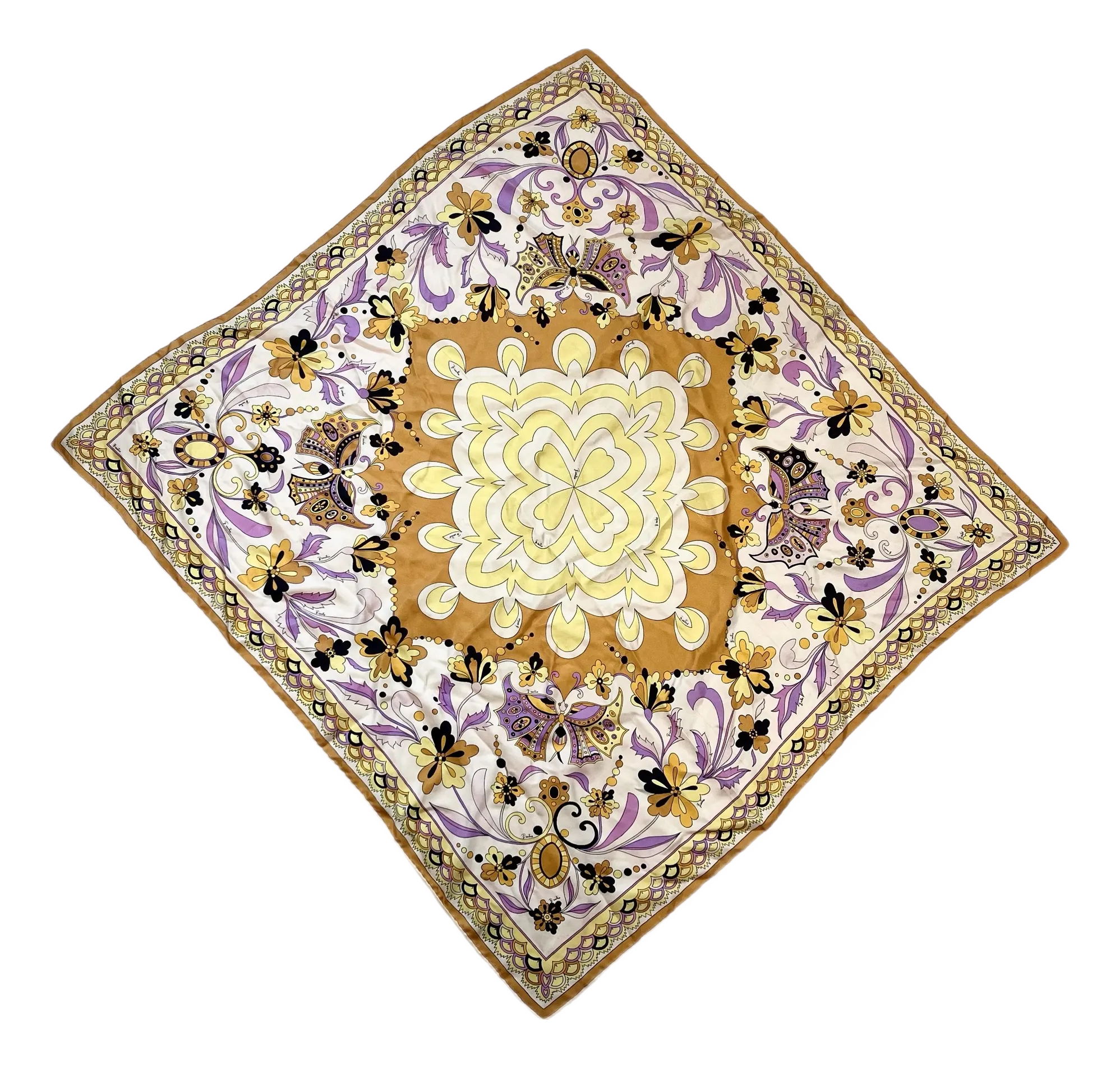 Vintage Emilio Pucci for Saks Fifth Avenue Butterfly Silk
