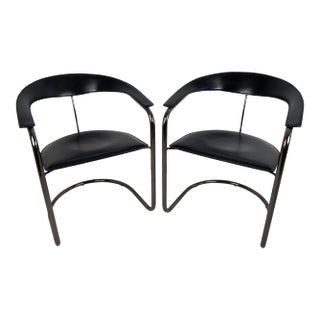 Arrben Italy Canasta Cantilever Chairs, a Pair | Chairish