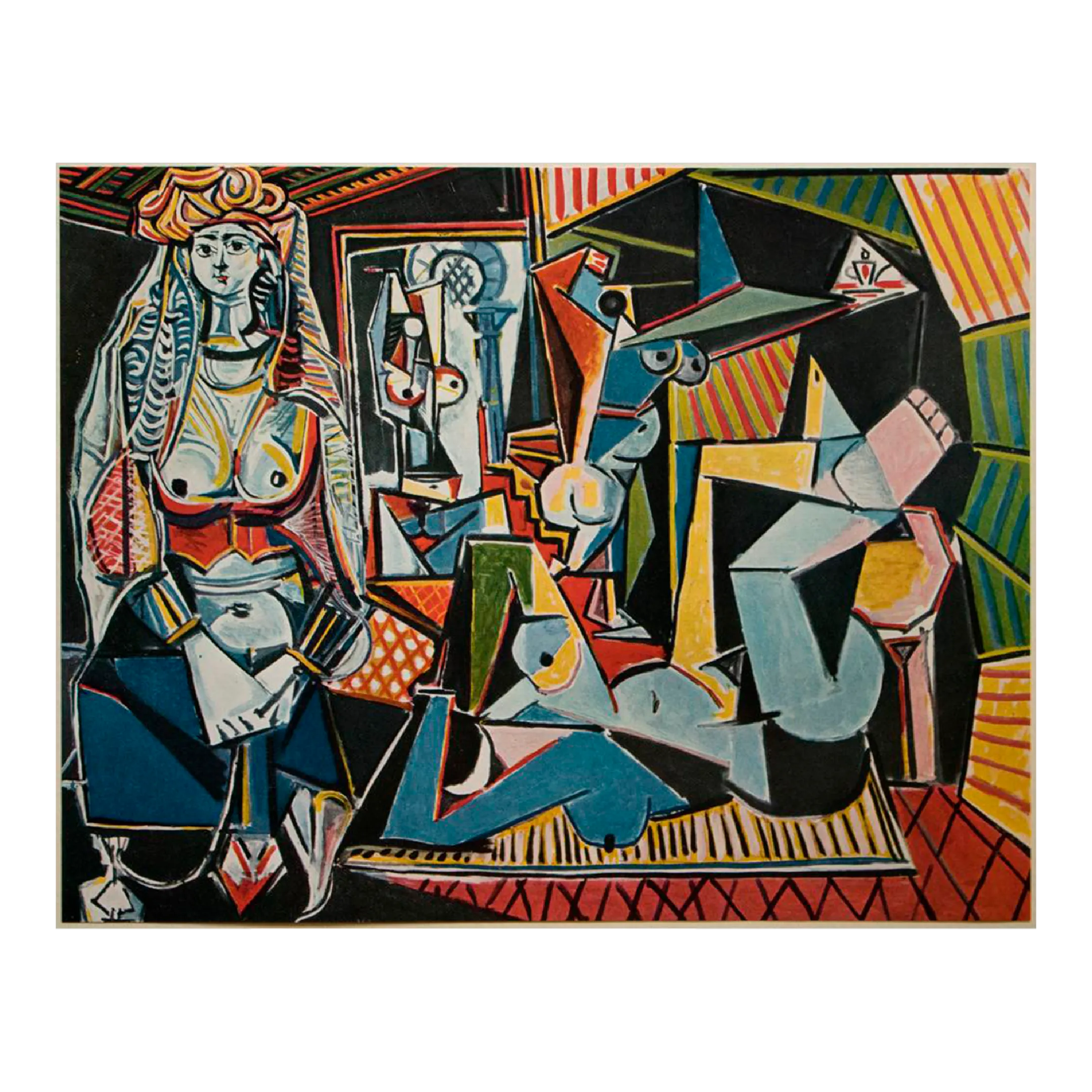 版画 Pablo Picasso Women of Algiers No. 103 版画 Pablo Picasso Women of Algiers No. 103 Picasso's Les
