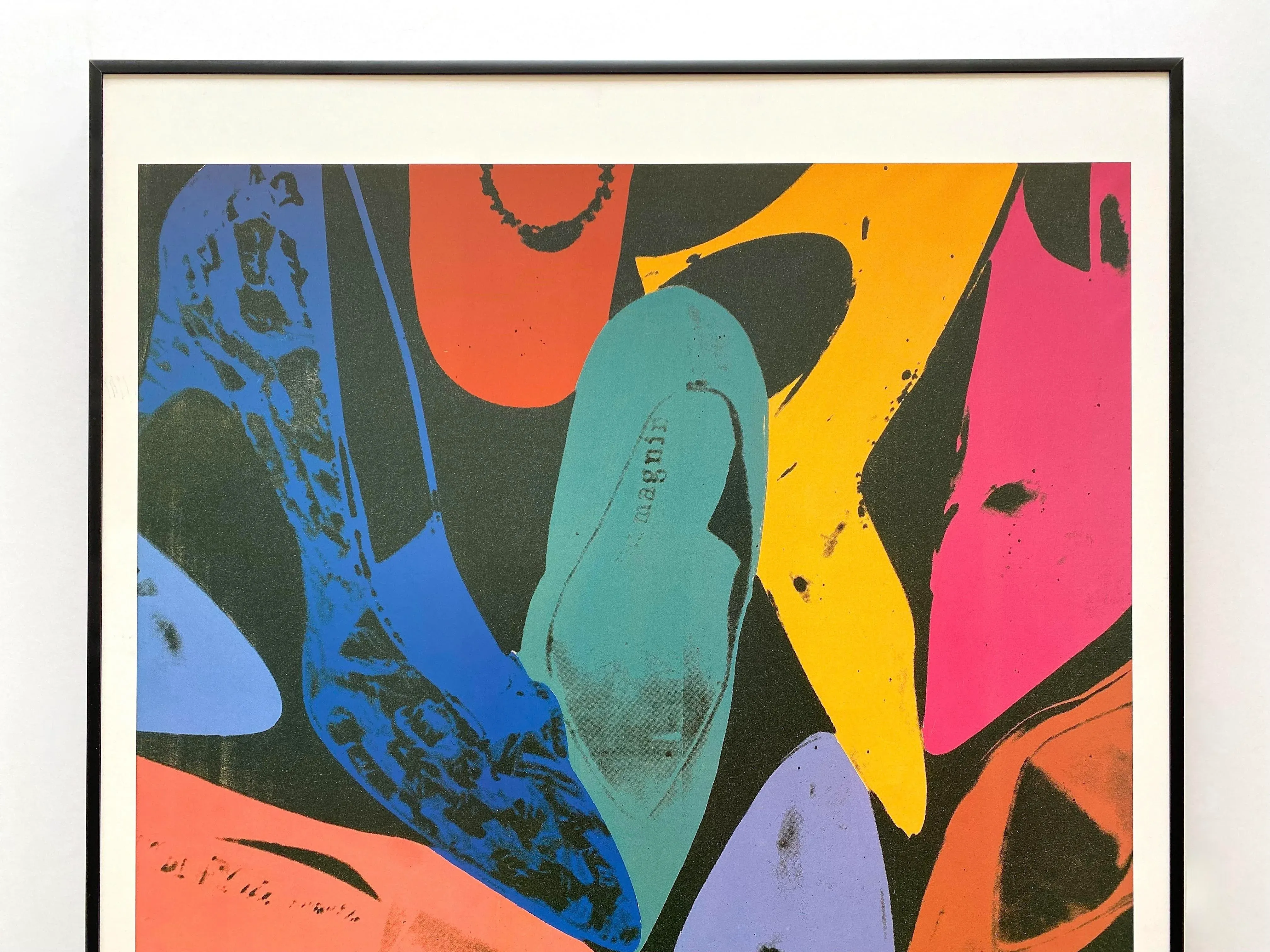 アート・デザイン・音楽 PRE-POP WARHOL Andy Warhol Andy Warhol Foundation Vintage Lithograph Print Framed Pop