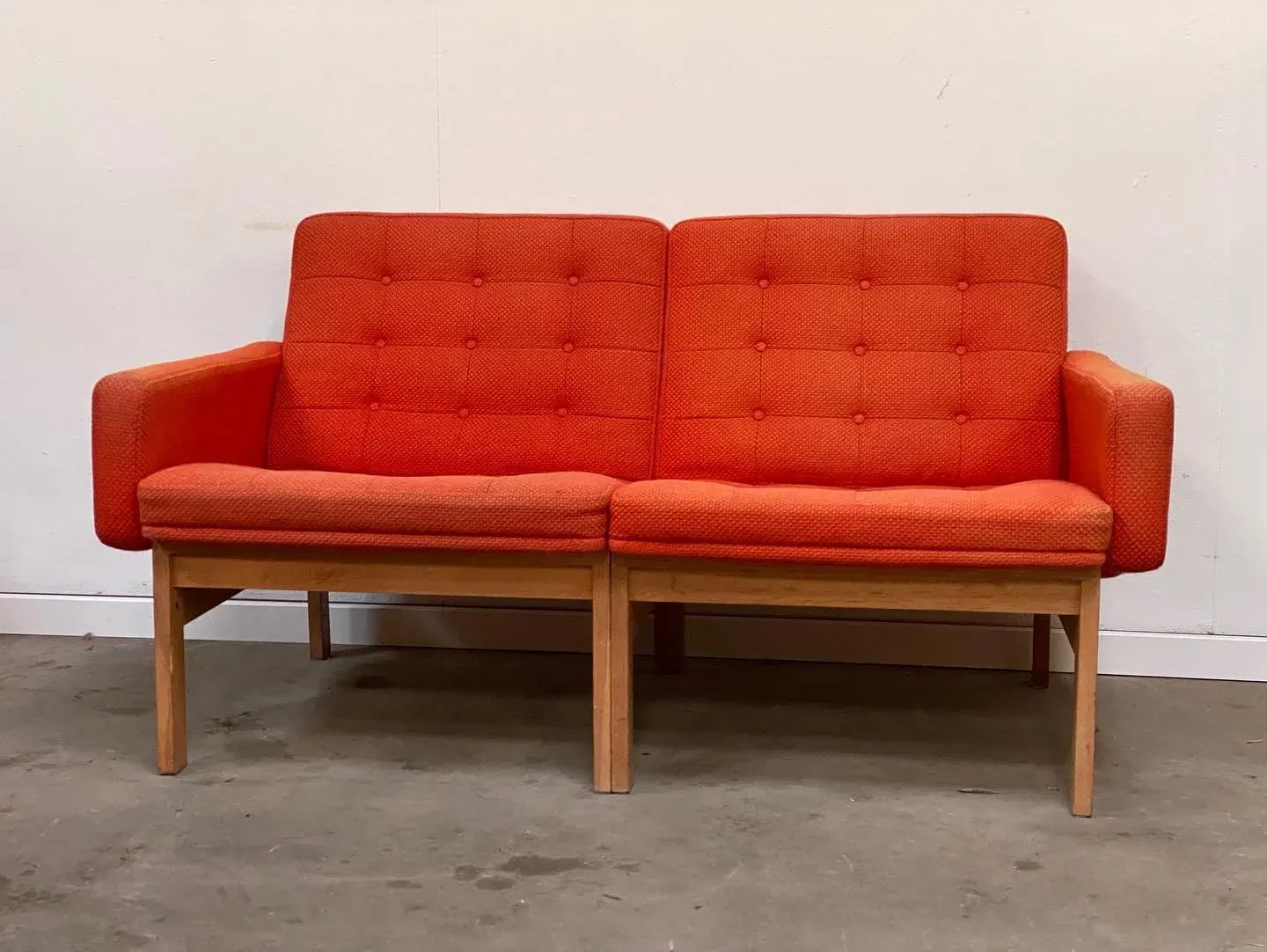 Mid-Century Danish Moduline Lounge Sofa by Ole Gjerløv-Knudsen