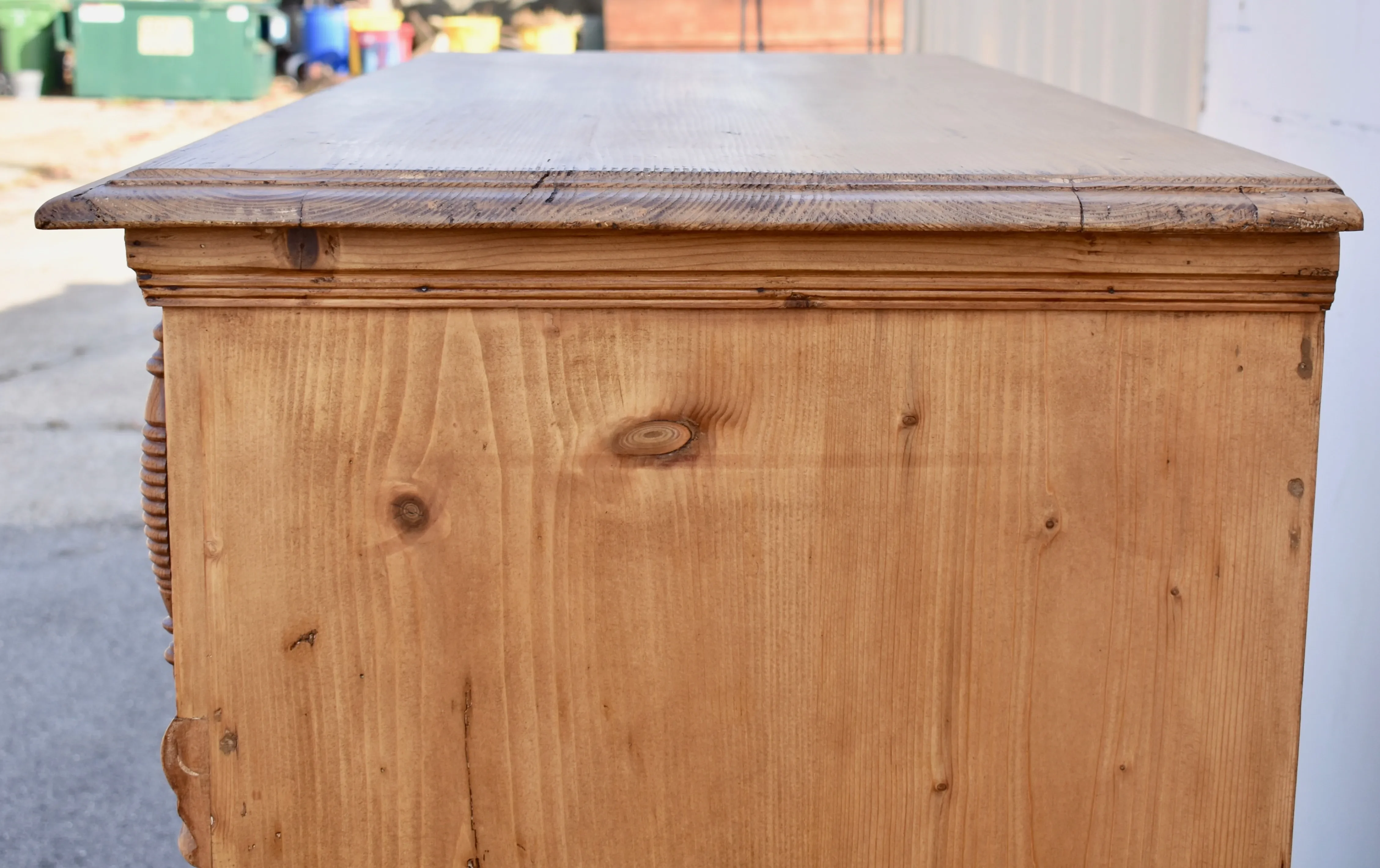 Pine Chest of Five Drawers, Hungary, Circa 1880