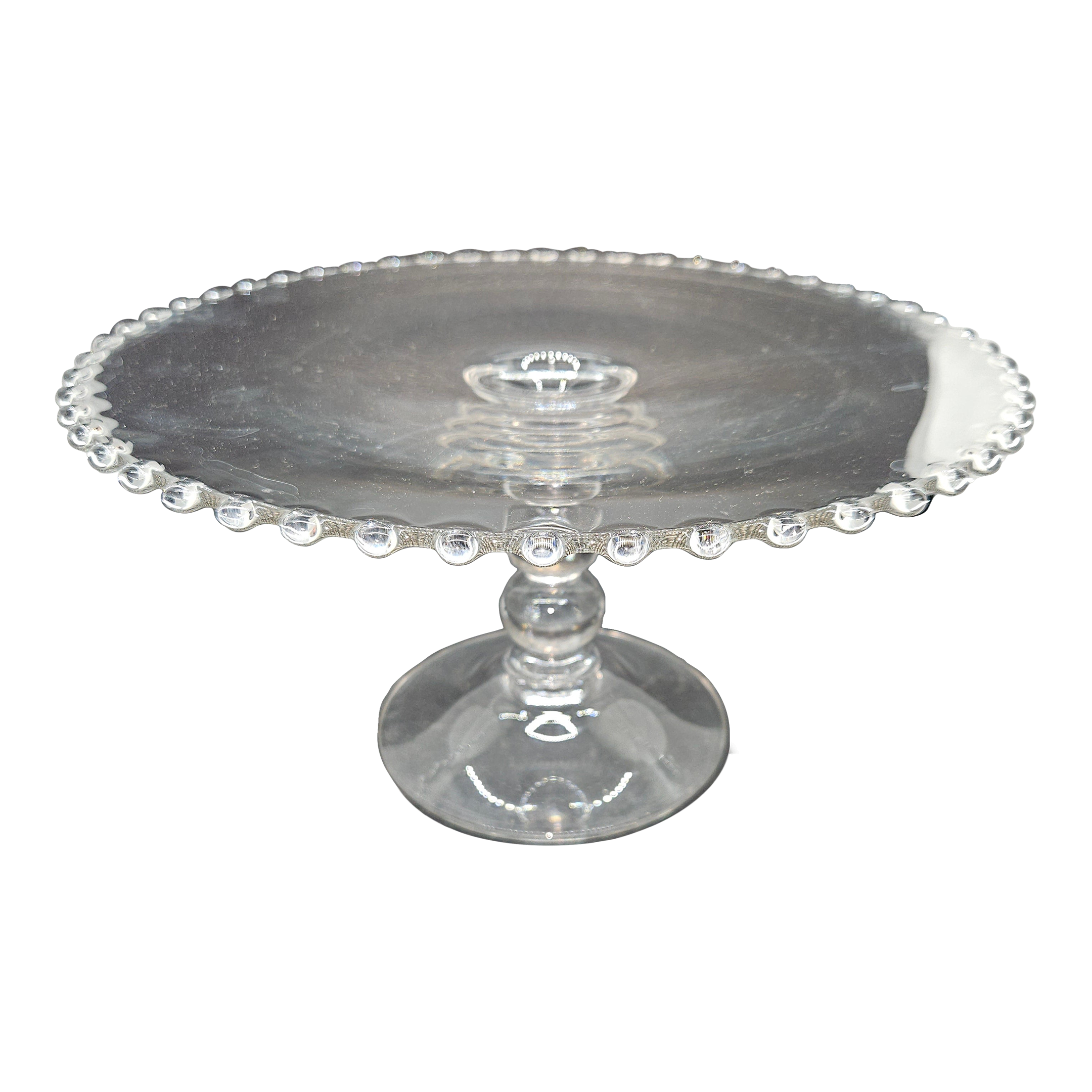 Vintage Imperial Glass Company Cake Stand, \