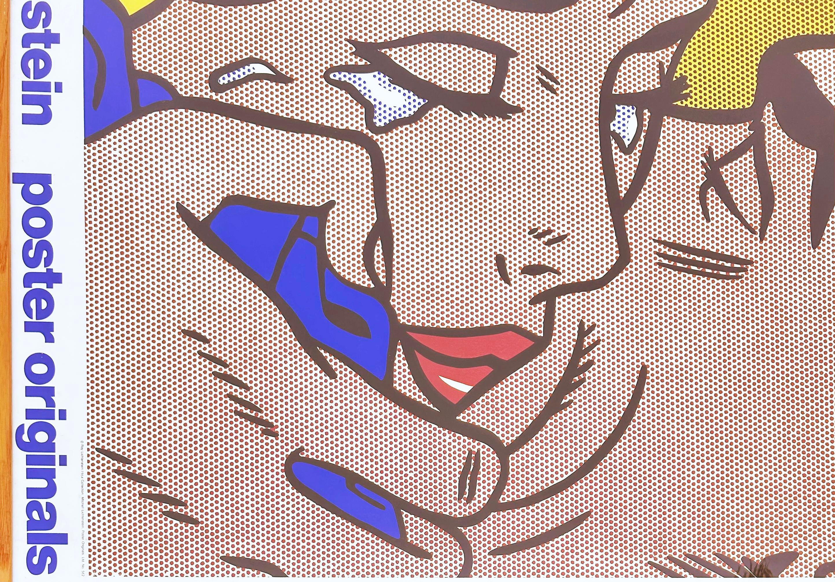 Roy Lichtenstein Pop Art Kiss v Poster 1964 Original Ltd. #562