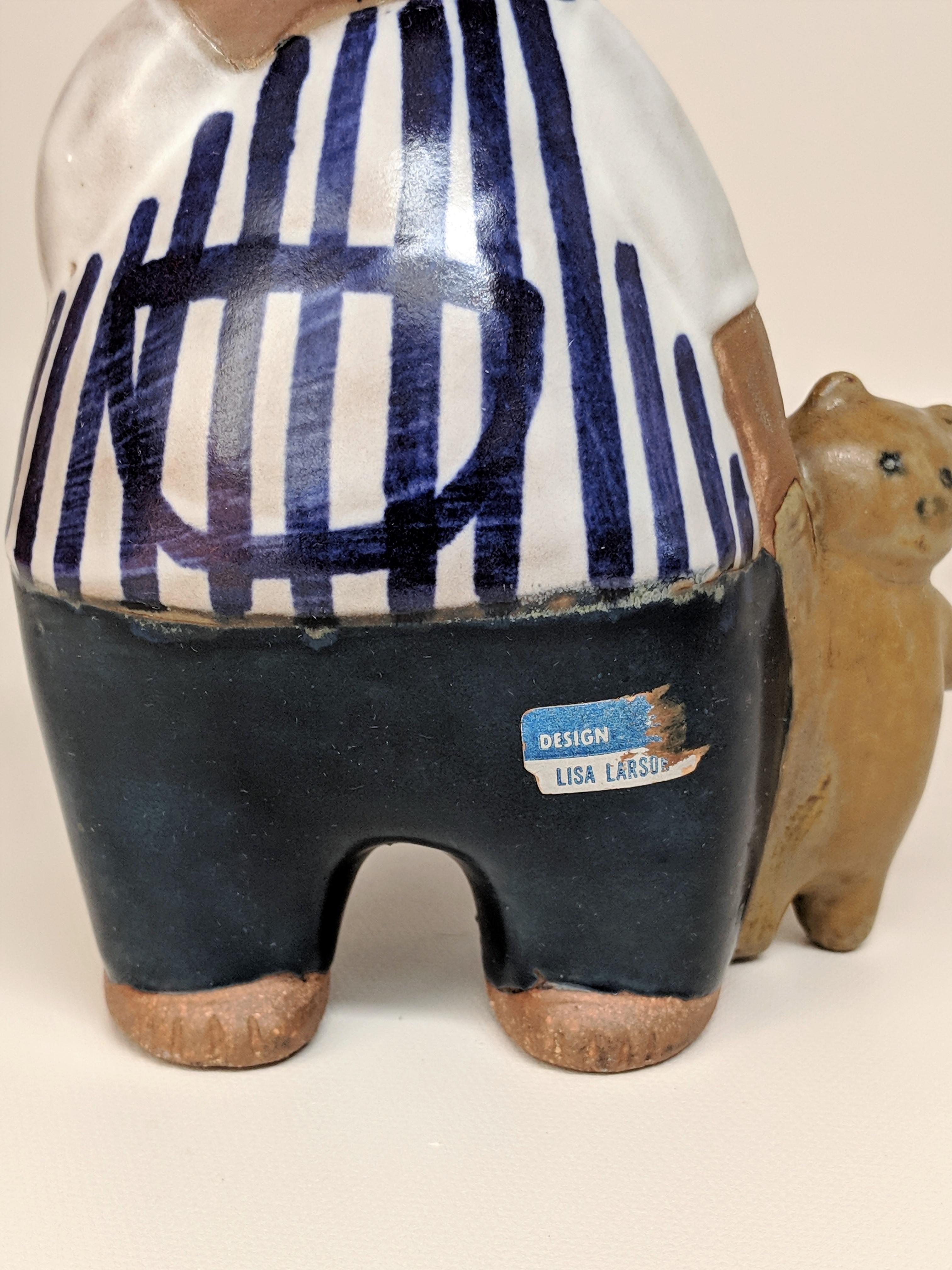 Gustavsberg LisaLarson Ungar Malin マリン Lisa Larson, Gustavsberg Sweden, Malin Boy - SOLD — Vintage