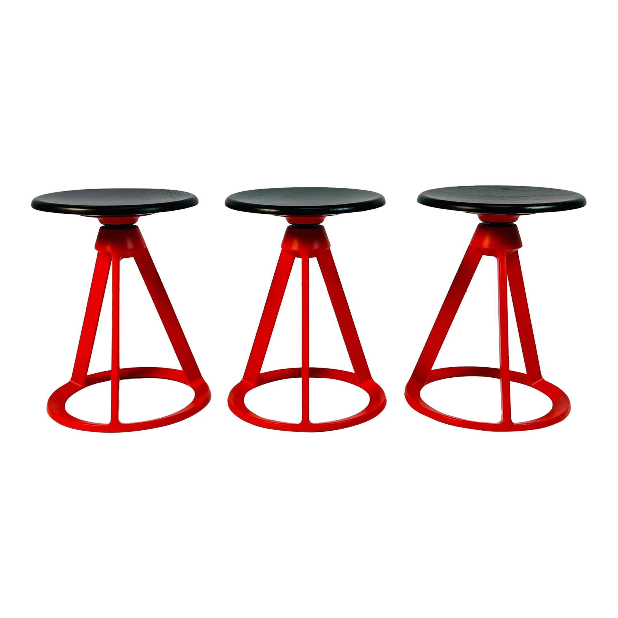 Set of 3 Piton Stools by Edward Barber & Jay Osgerby for Knoll