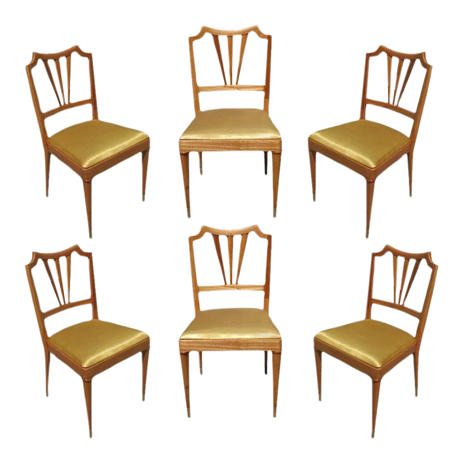 Formal MidCentury Dining Chairs Set of 6 Chairish