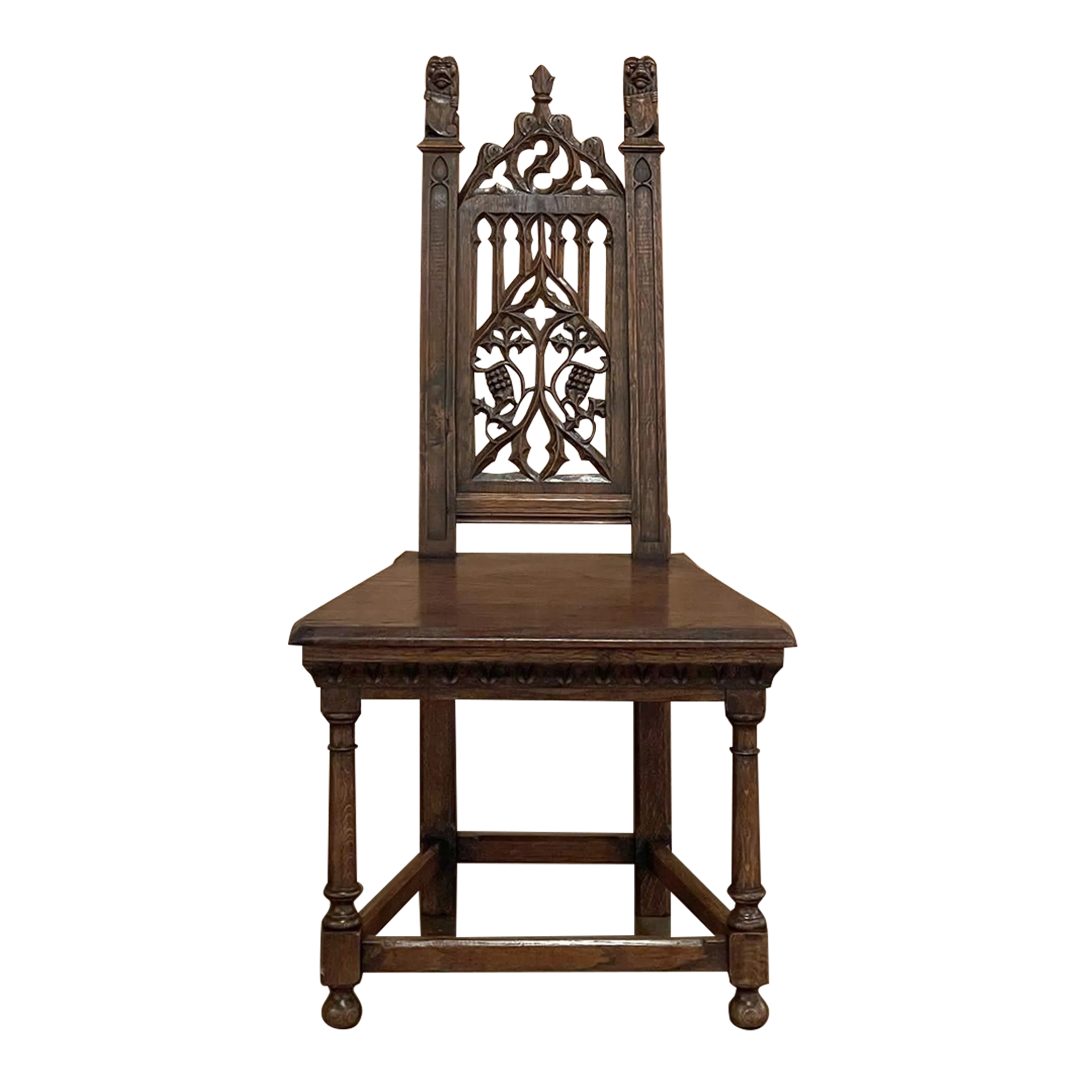 19th Century French Gothic Revival Chair Chairish