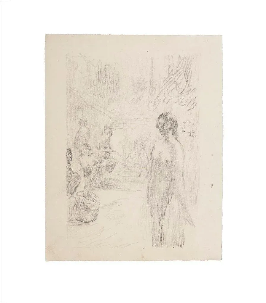 Ferdinand Piloty, L\'Ancien, Original Lithograph, 1806