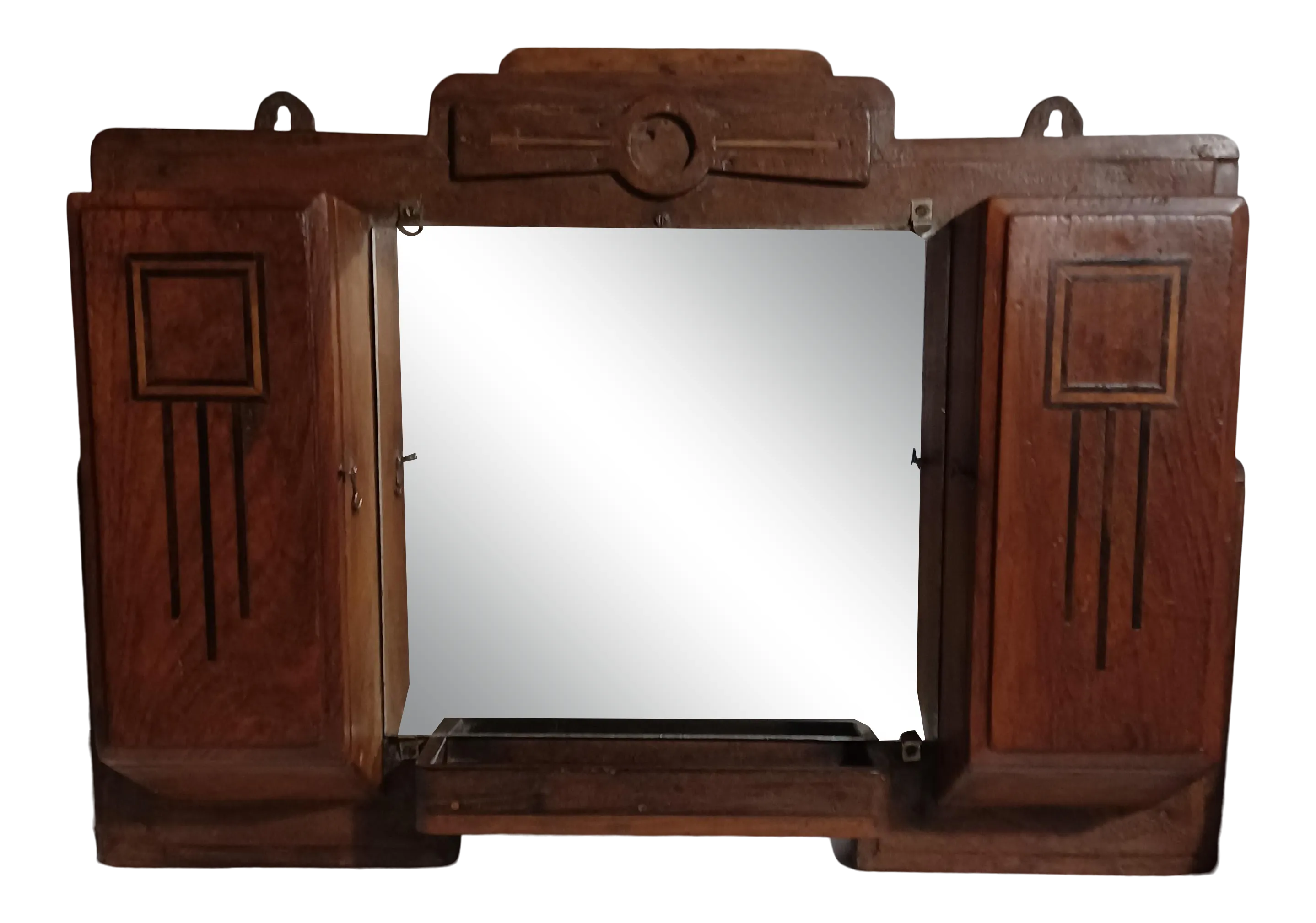 Early 20th Century Hanging Wall With Mirror Chairish