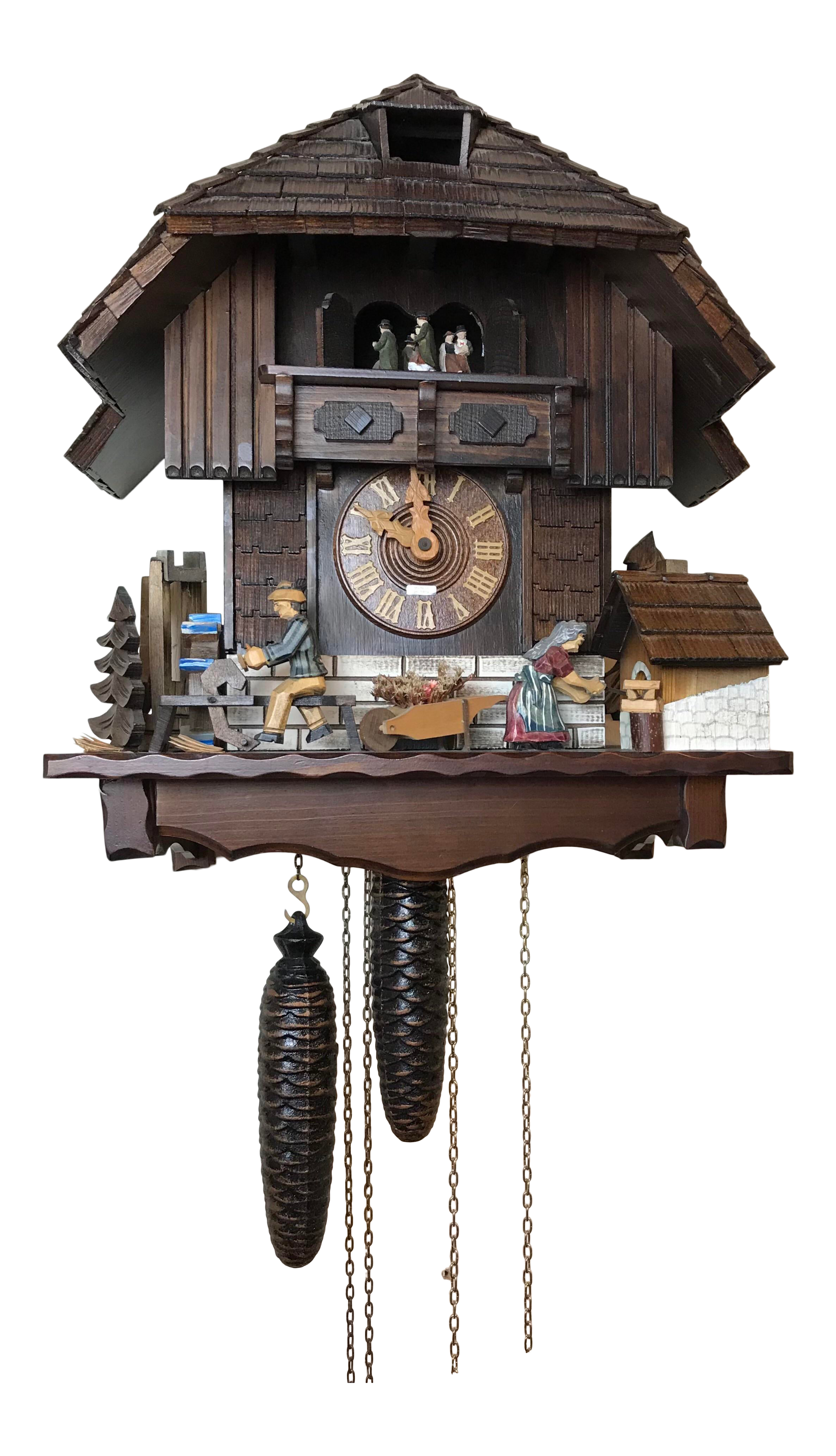 Reloj Cucu De Pared Original Original German Cuckoo Clock Day