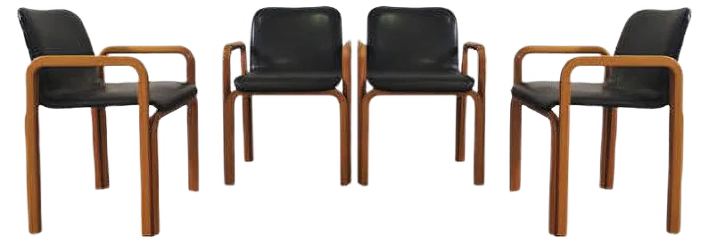 Chairs from Pillini Furniture, 1970s, Set of 4
