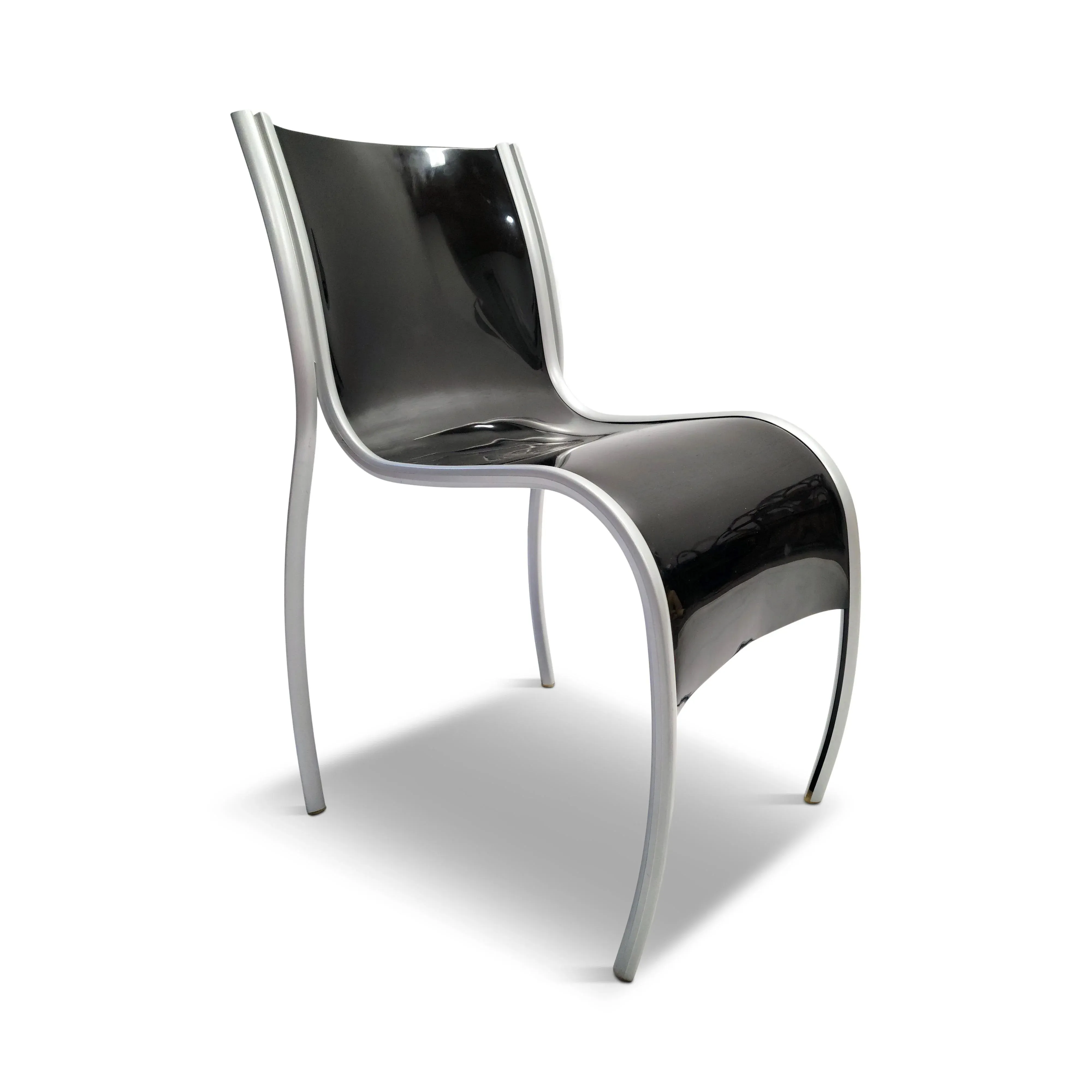 GMFS5D○Kartell / カルテル FPEチェア RonArad ロン・ Signed Black Fpe Chair by Ron Arad for Kartell | Chairish